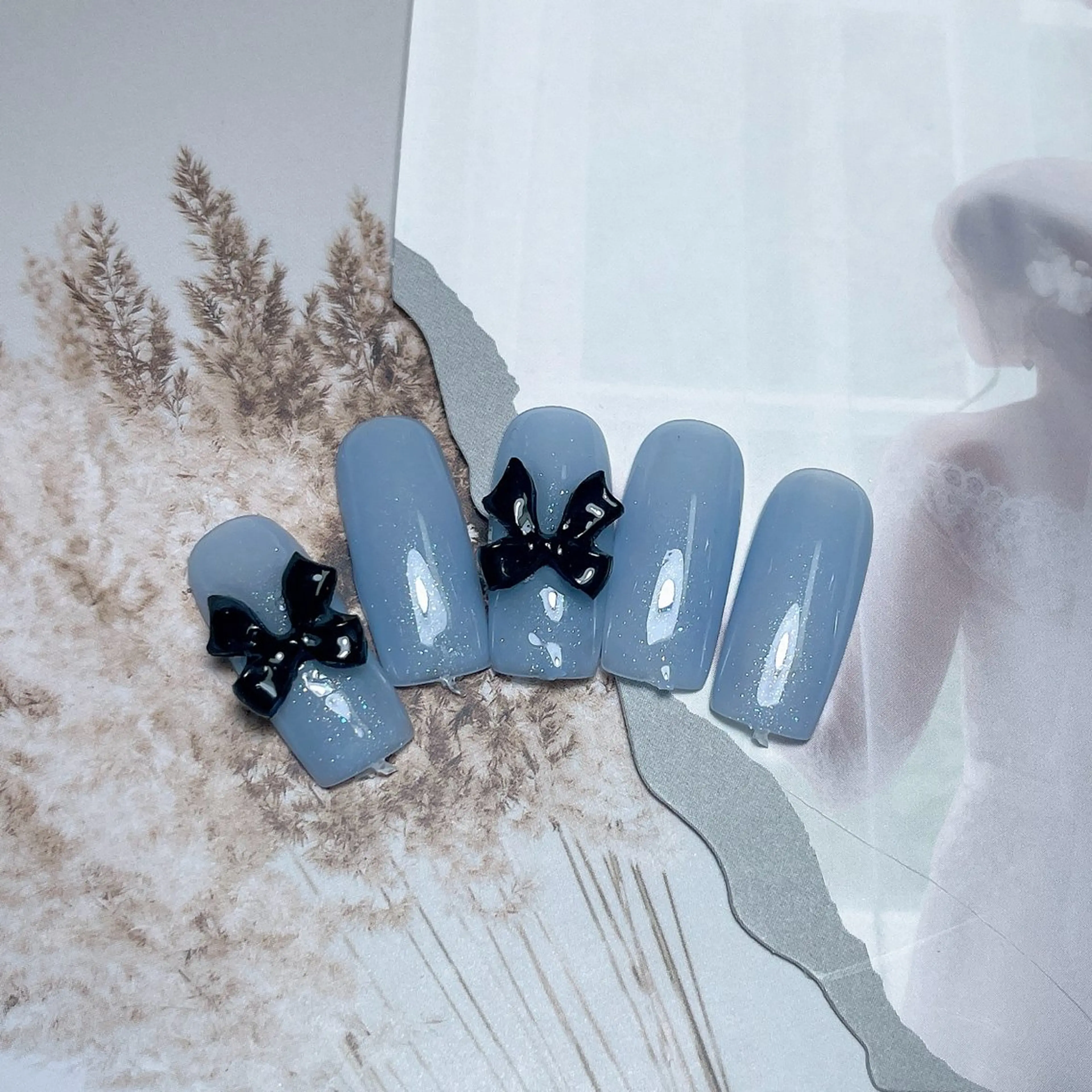 ネイル 成人式 ジェルネイル ネイルチップ ハンドネイル MoMoA Nail ネイル長さ出し専門店のネイルデザイン