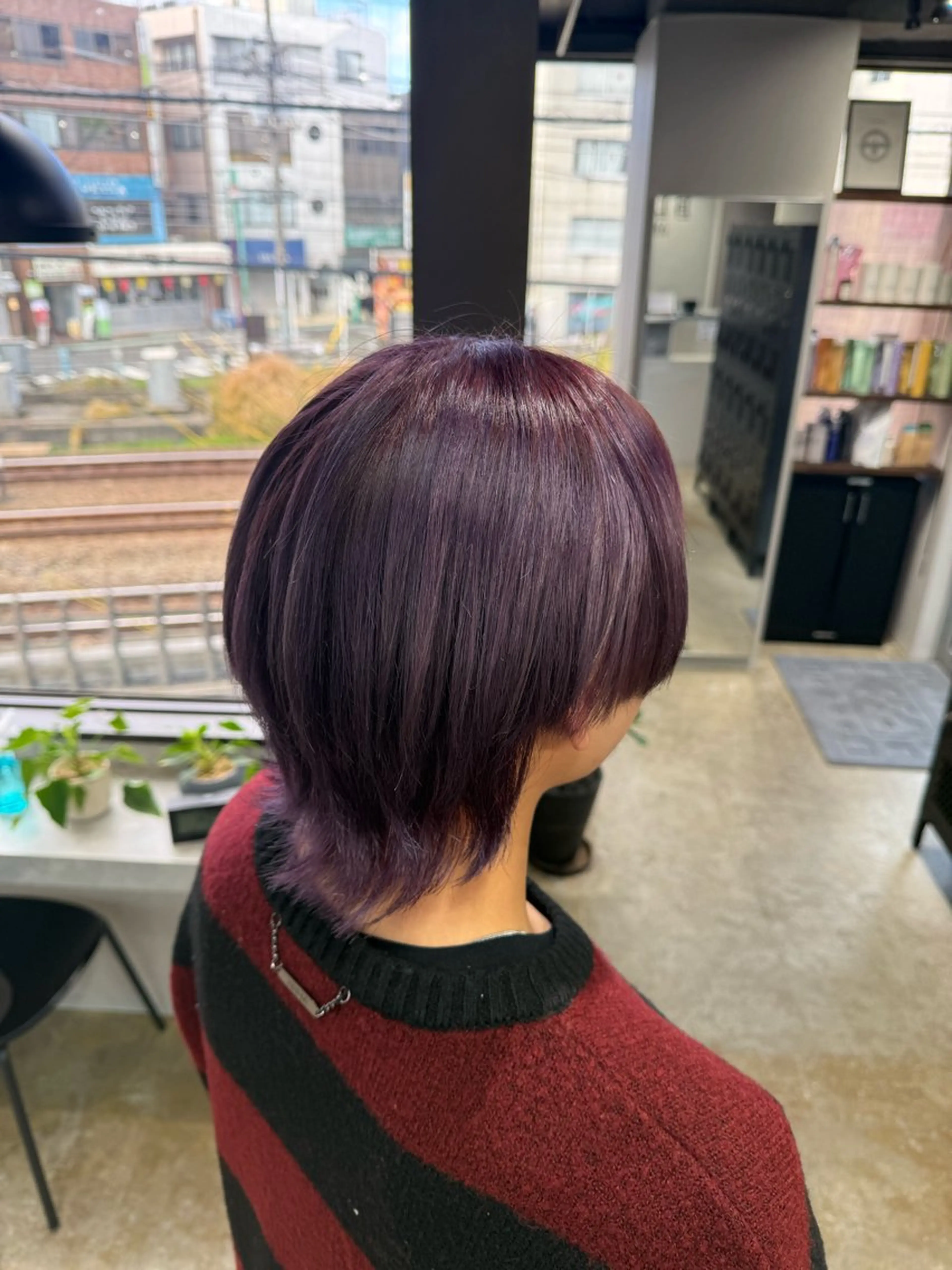 カラー ブリーチ ダブルカラー ブリーチなしカラー ヘアカラー ルシ🎨/ハイトーン デザイン/髪質改善のヘアスタイル