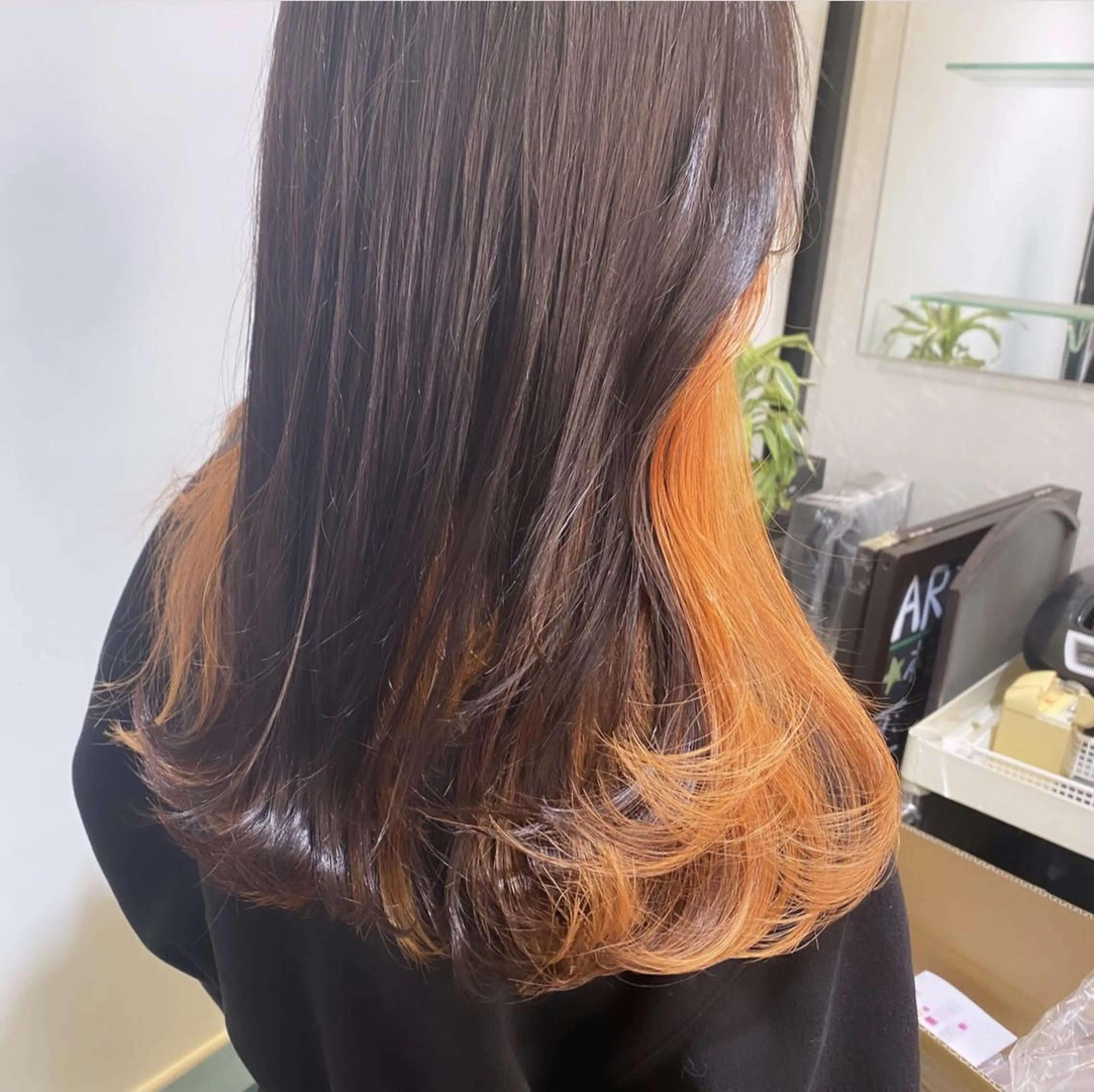 ロング カラー カット ヘアカラー レイヤー 髪質改善 fiti横須賀中央のヘアスタイル