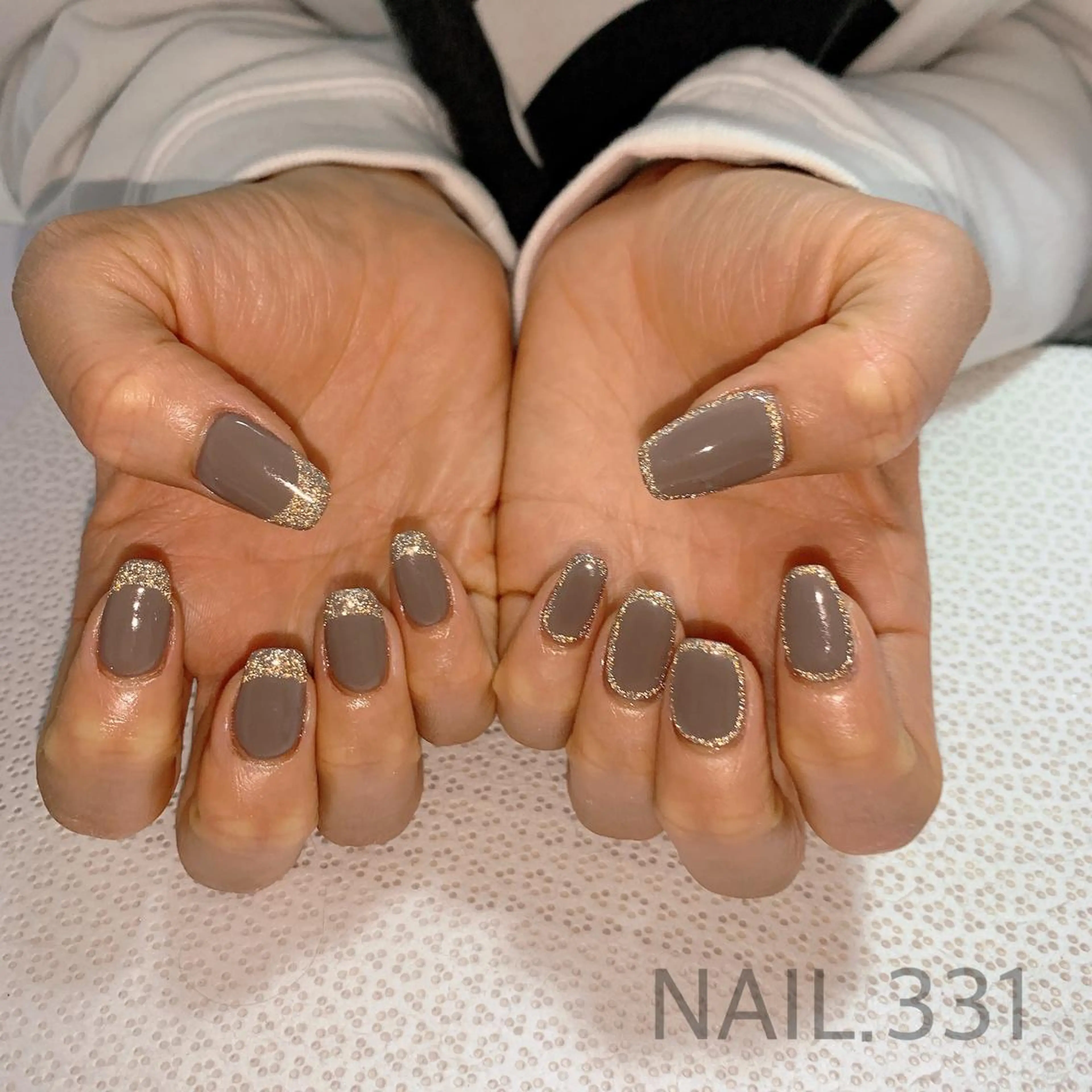 ネイル ラメ(グリッター) ハンドネイル Nail 331のネイルデザイン