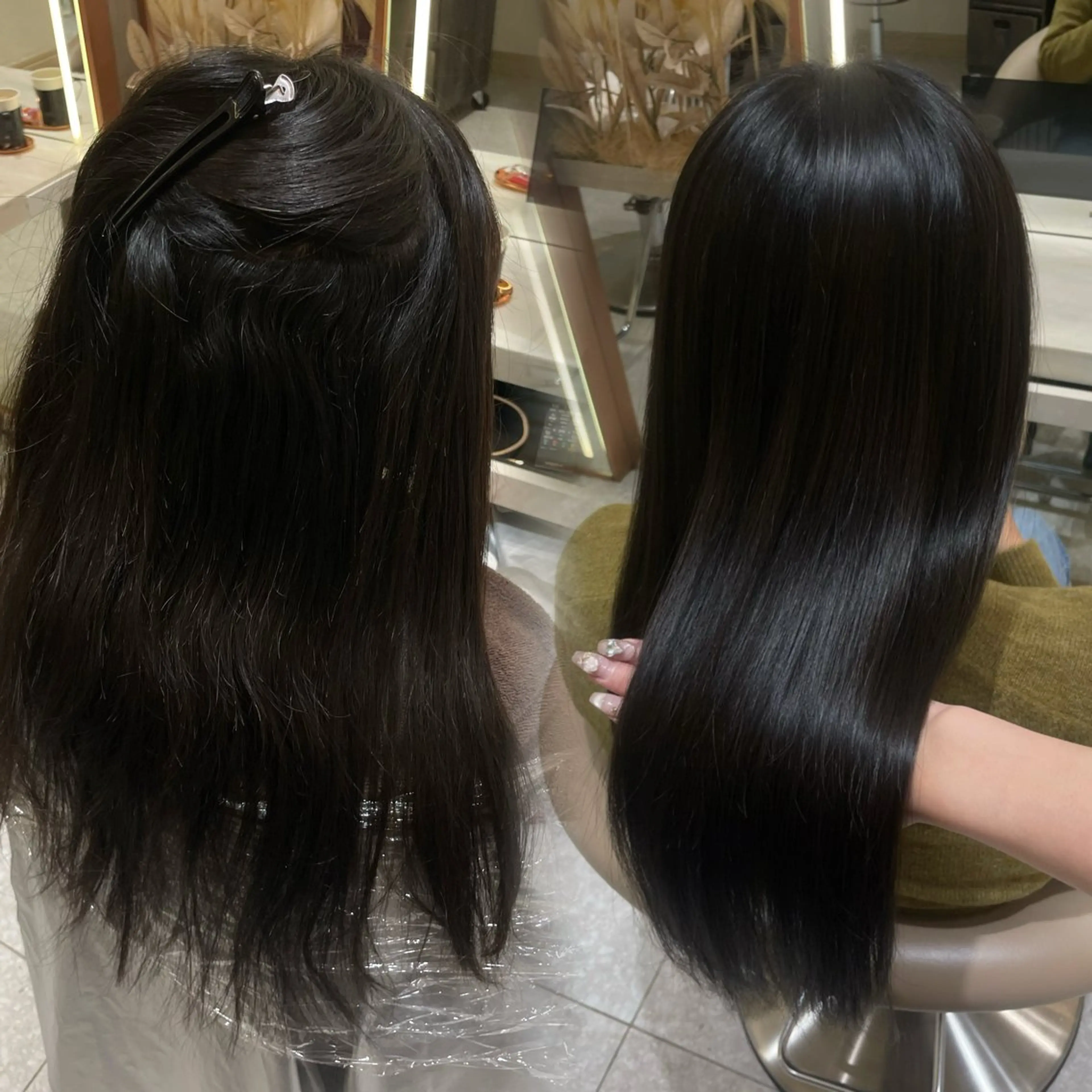 💎✨美髪プレミアムフルコース💎✨カット＋縮毛矯正＋カラー＋トリートメント🫧の写真
