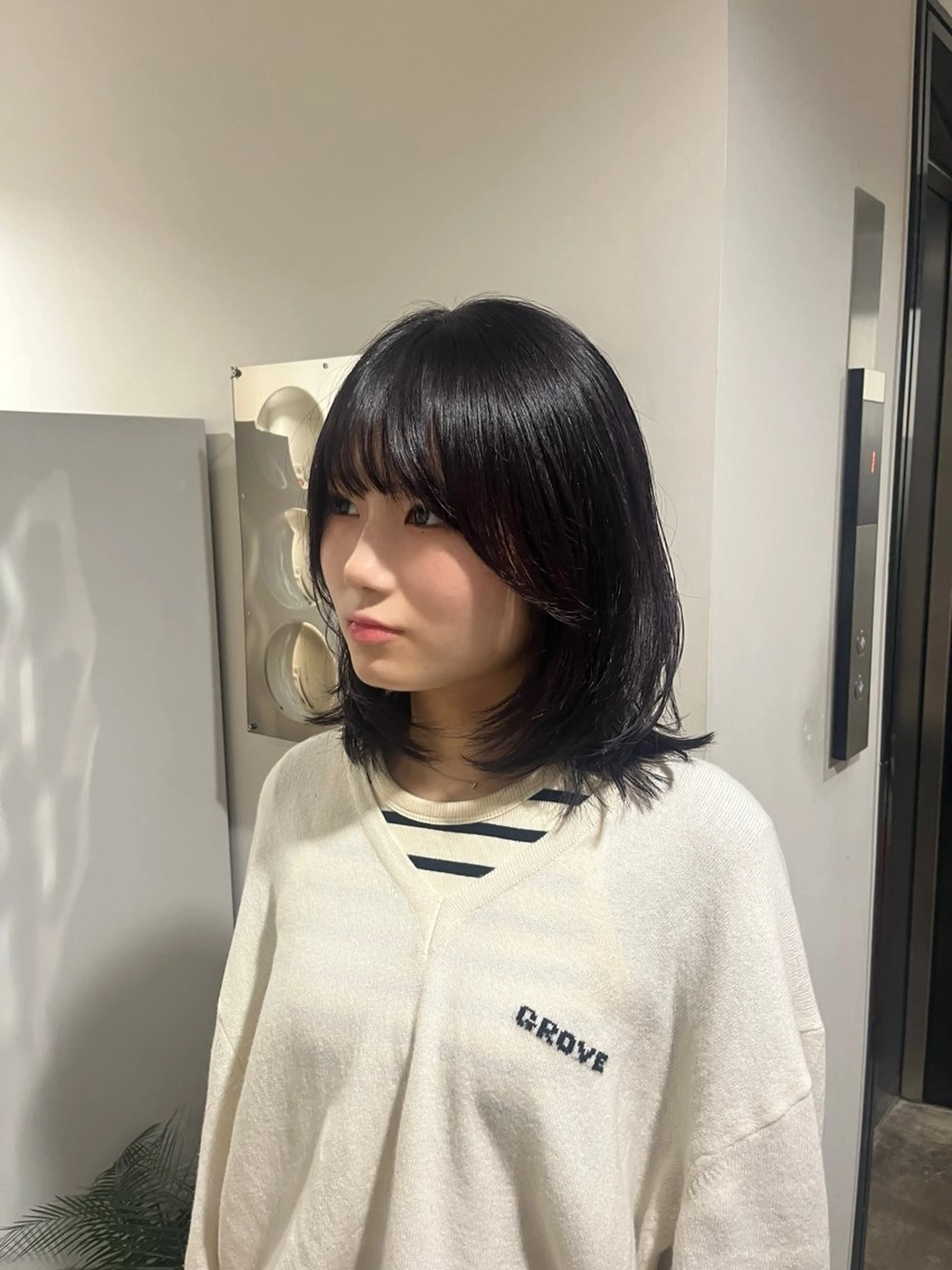 ミディアム レイヤーカット カット ヘアカラー Shion/ レイヤー/髪質改善のヘアスタイル