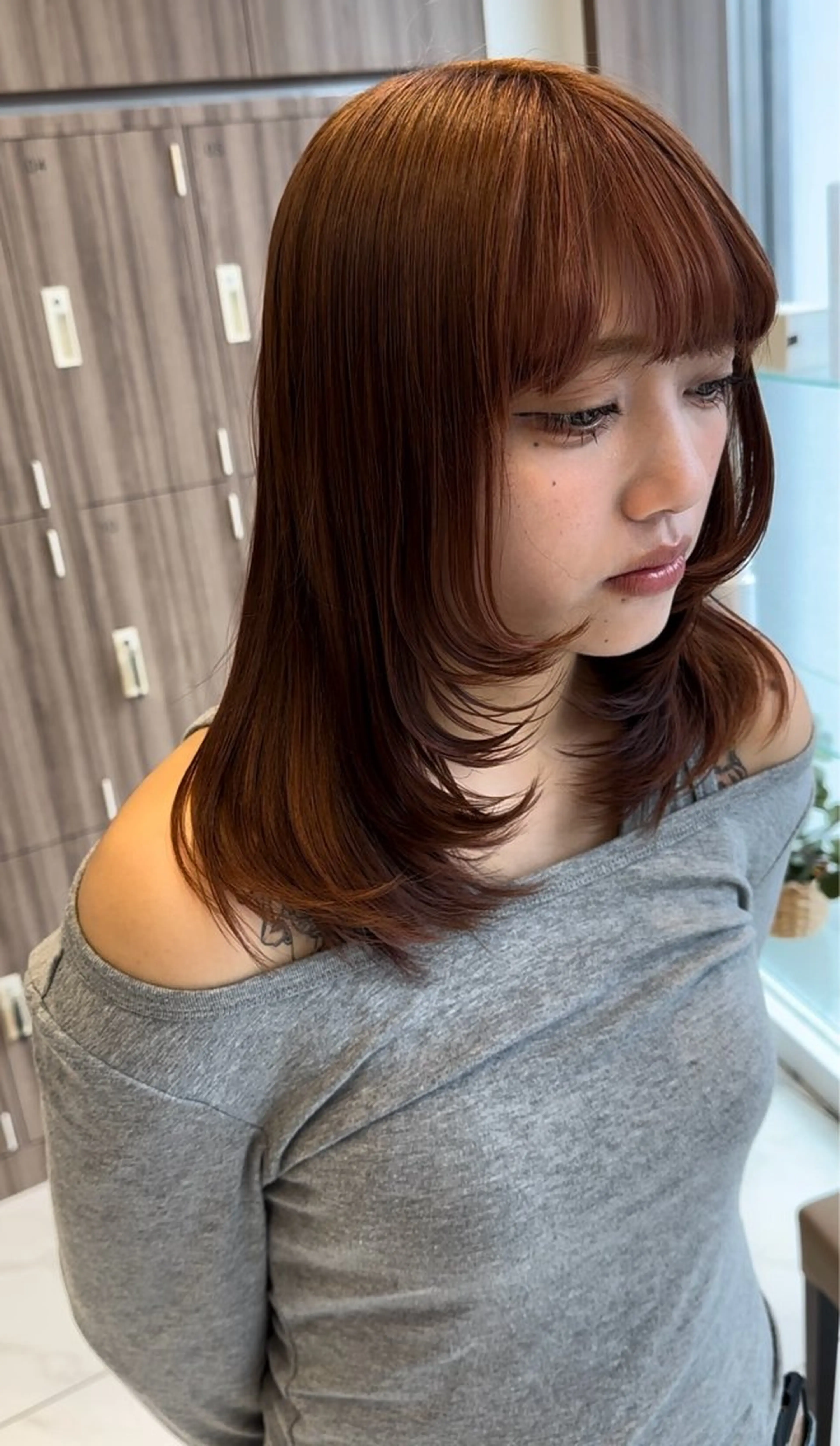 セミロング 【ケアブリーチ特化】 中村　玲仁のヘアスタイル