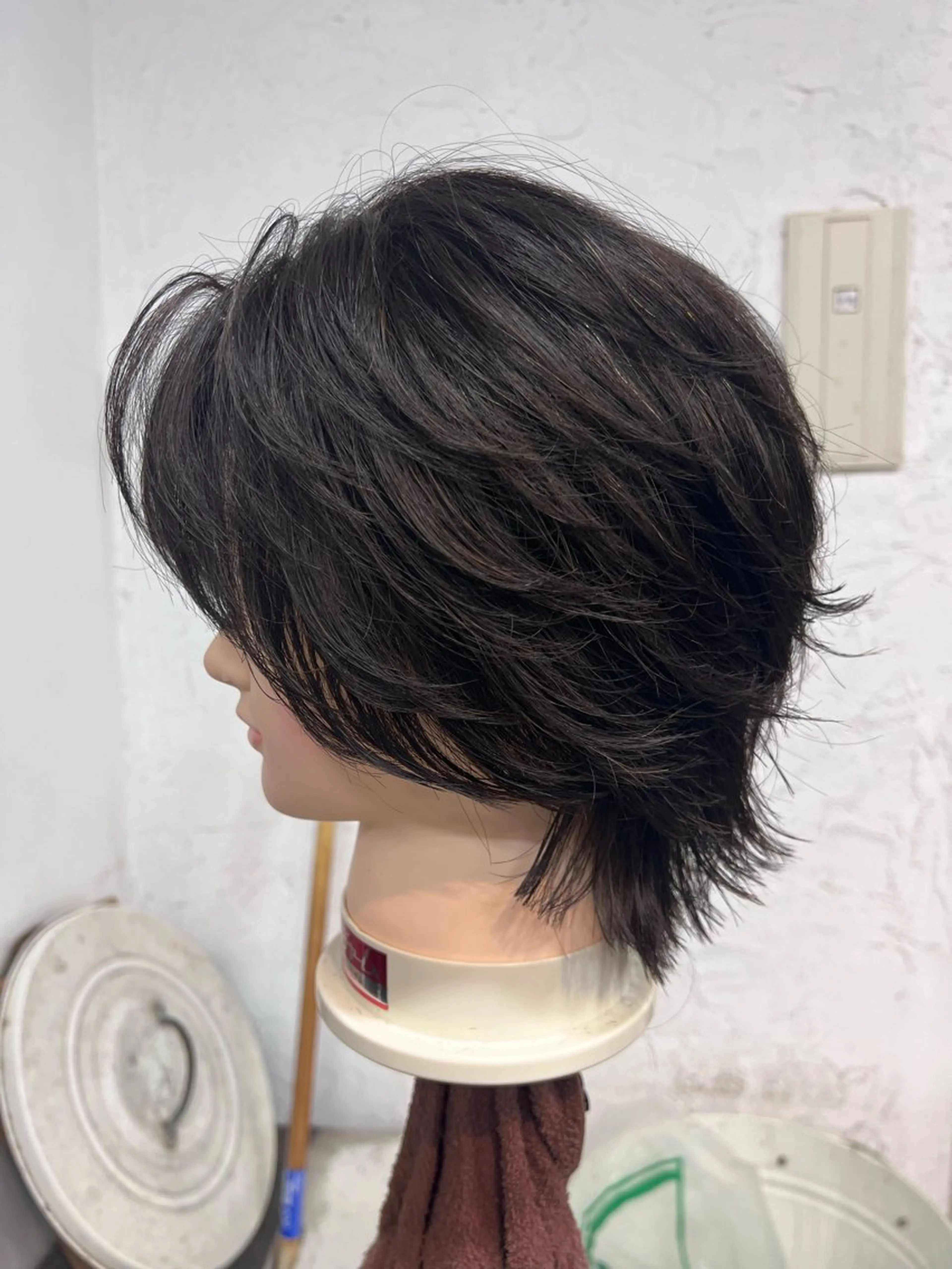 ミディアム メンズ メンズウルフカット ウルフカット 原宿 無料カット fifth イノウエのヘアスタイル