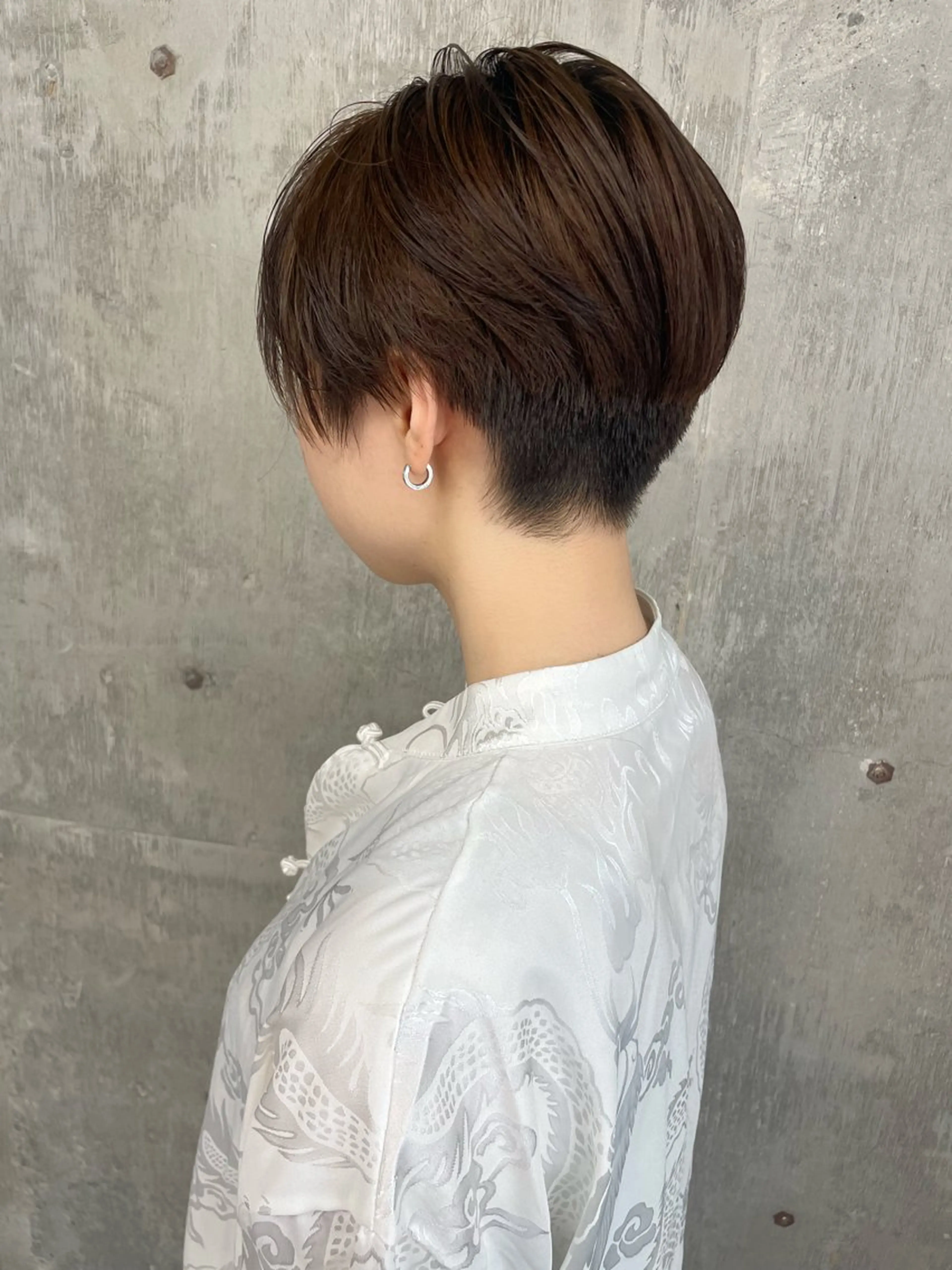 ショート カラー ショートヘア 江上拓郎/ショート /酸性ストレートのヘアスタイル