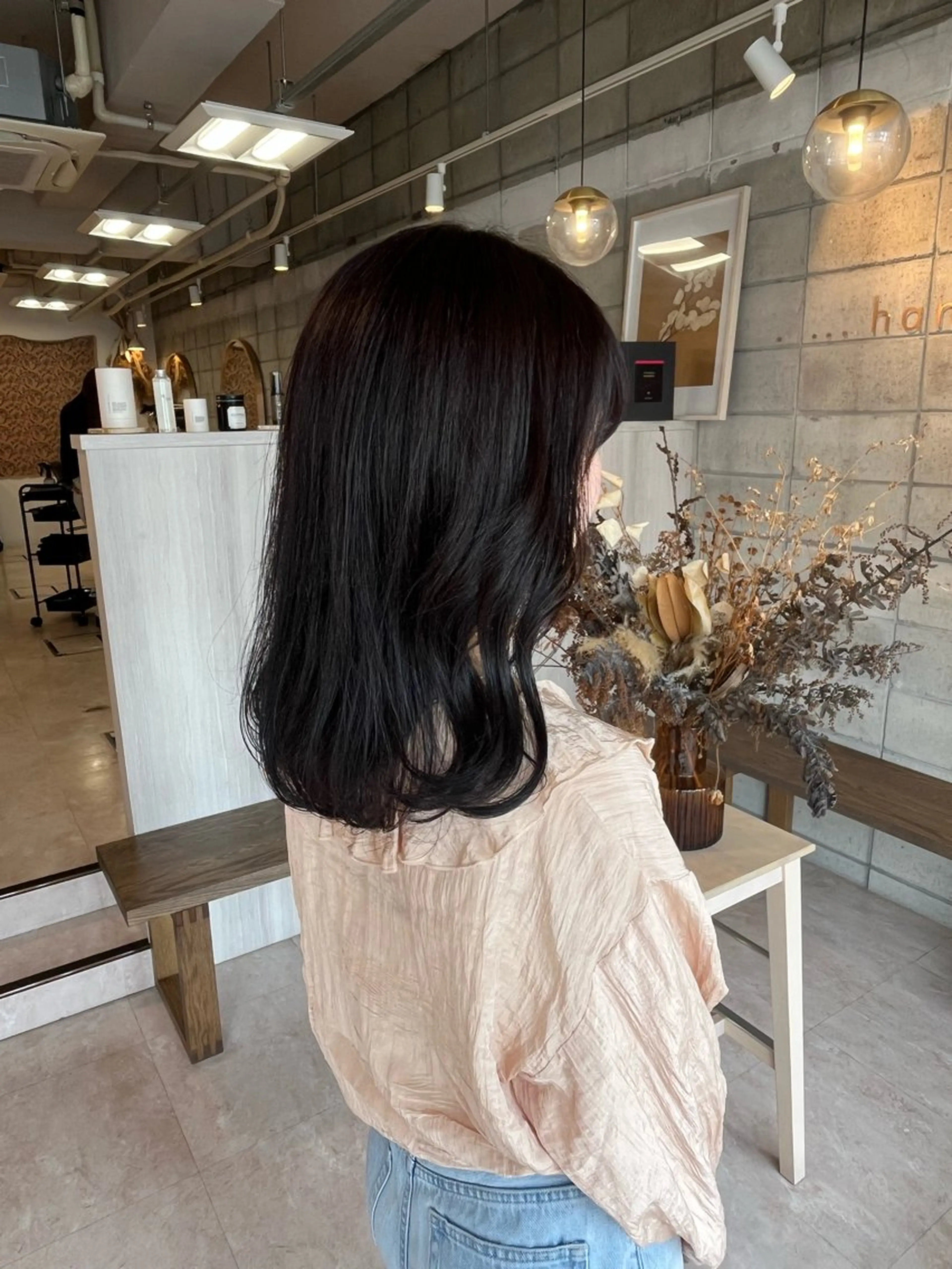 セミロング カット ヘアカラー トリートメント . ...ashiato... .名古屋/名駅店所属・椙山 沙南子のヘアスタイル