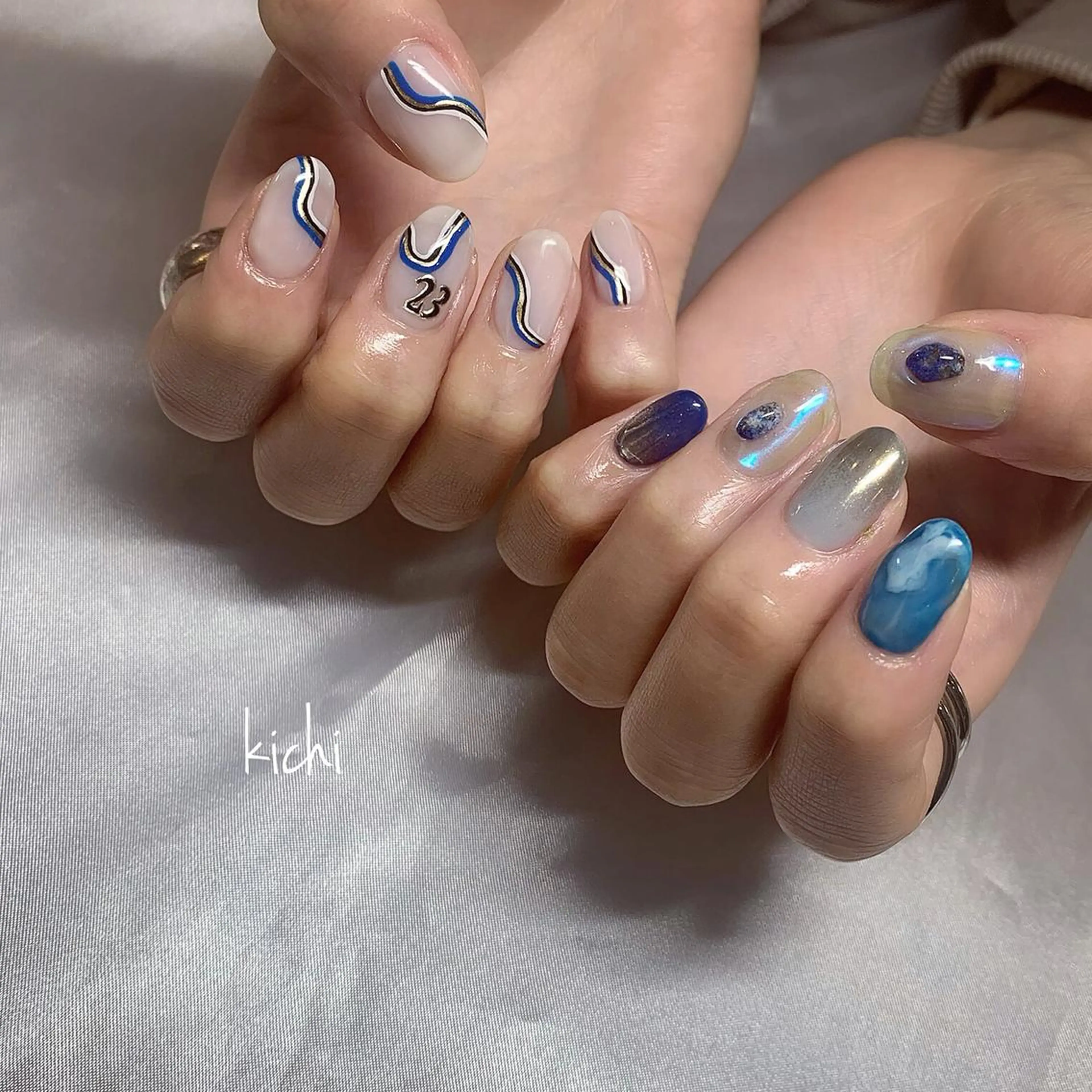 ネイル kichi･: *のネイルデザイン