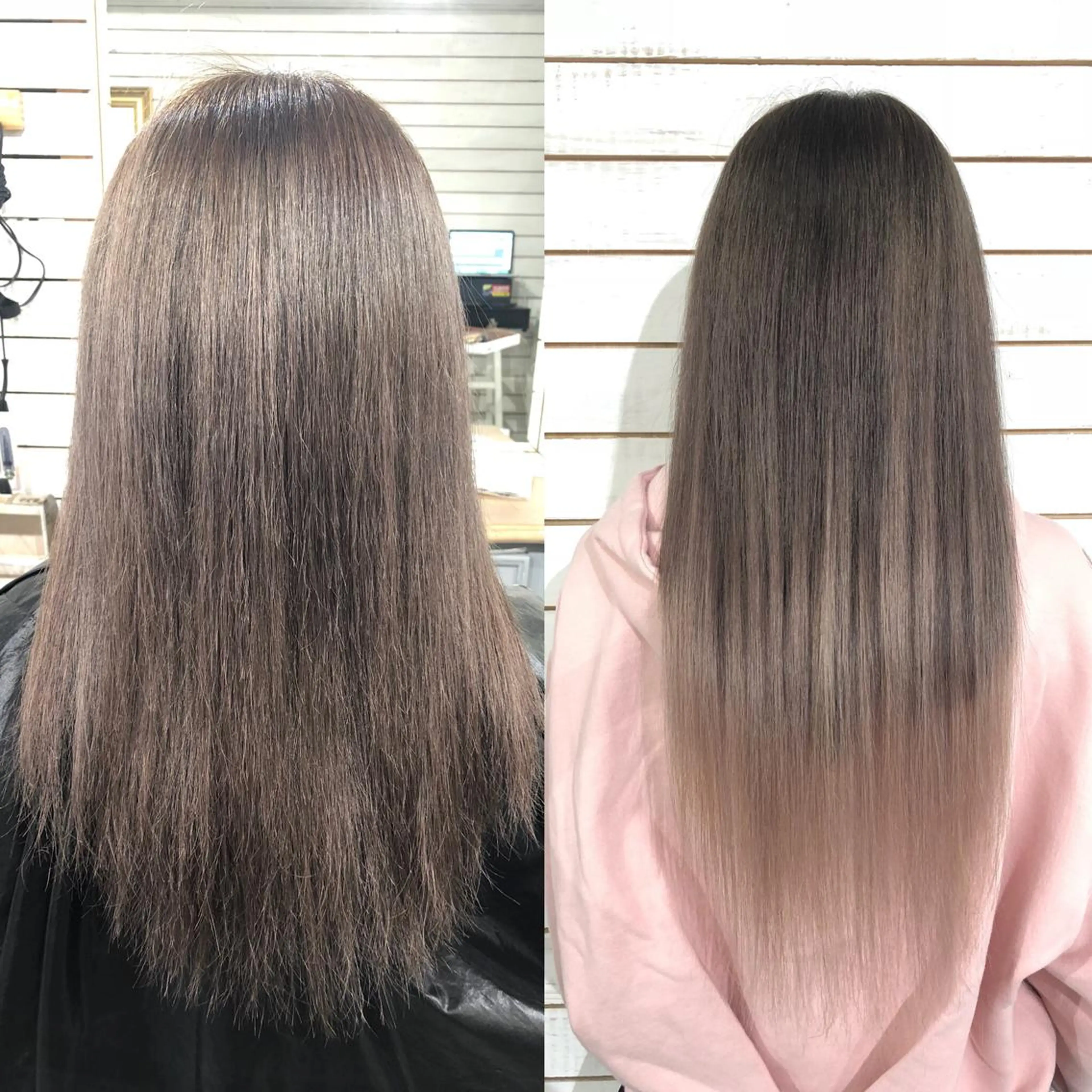 ロング カラー グラデーションカラー エクステ エクステ 🧡艶髪ちゅるん髪 🫧🧡YUKI❄️のヘアスタイル