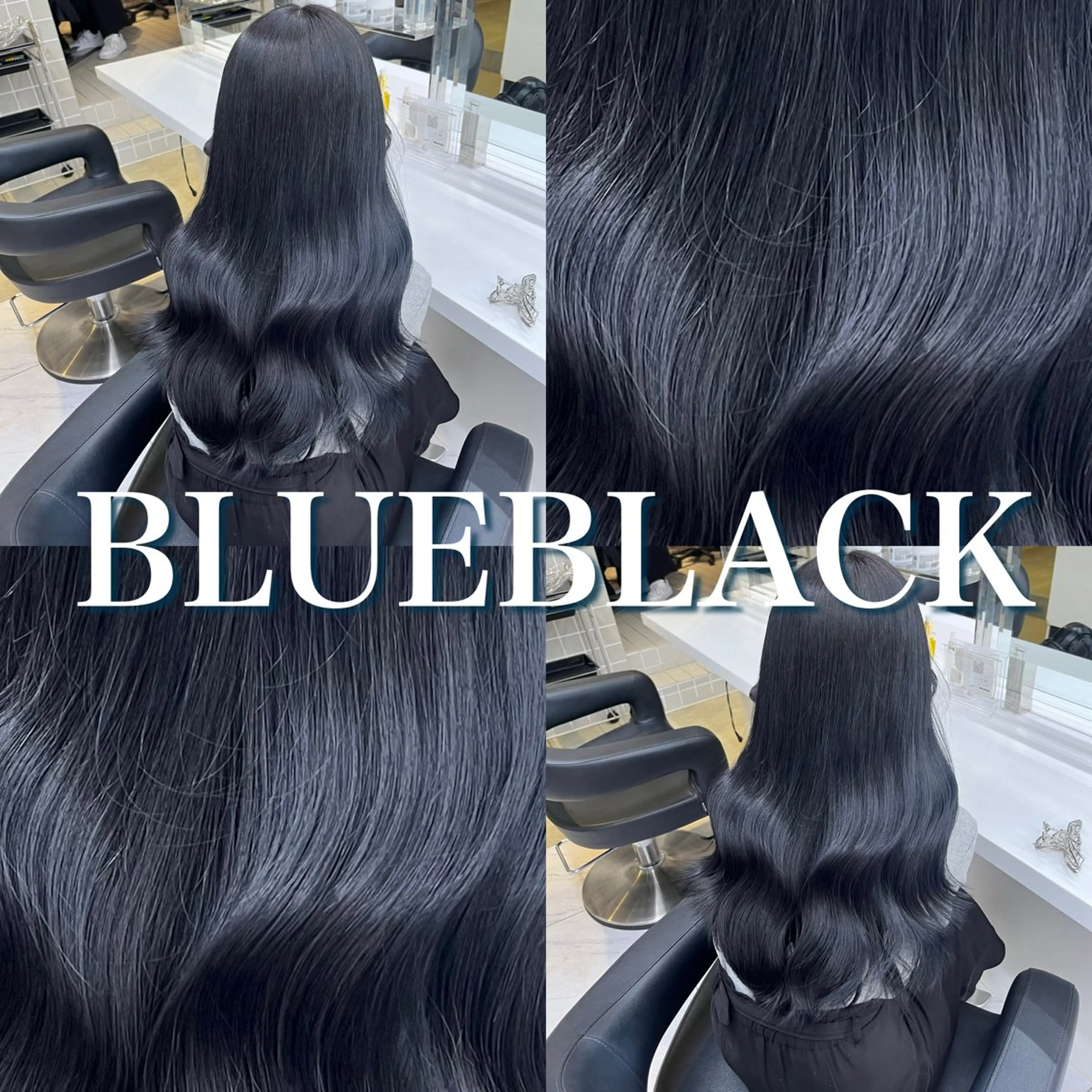 セミロング ヘアカラー トリートメント ヘッドスパ ヘアセット 寒色＆ブリーチ特化 寒色MiOのヘアスタイル