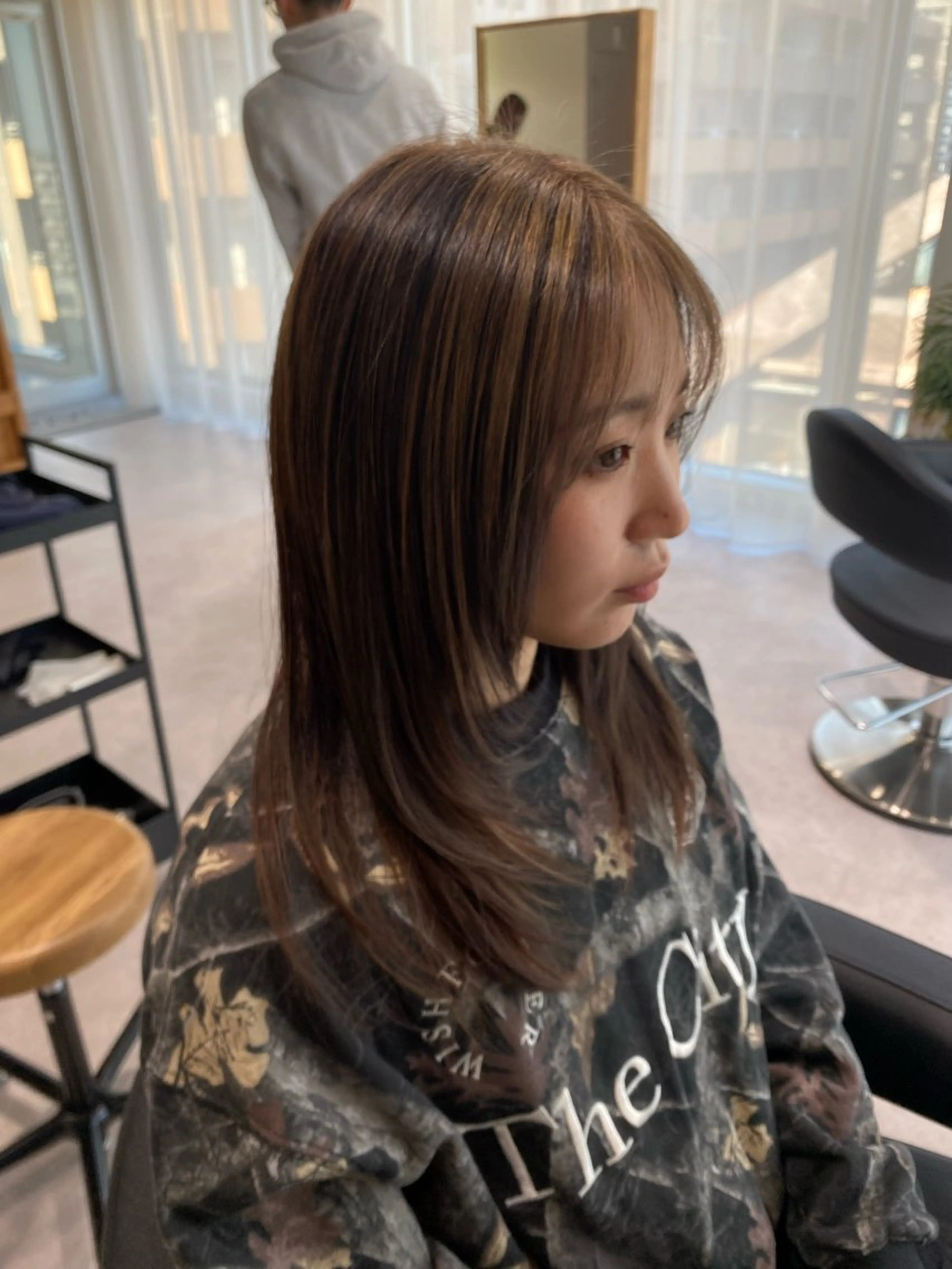 セミロング カラー デザインカラー iroha/ n.w.h🎀のヘアスタイル