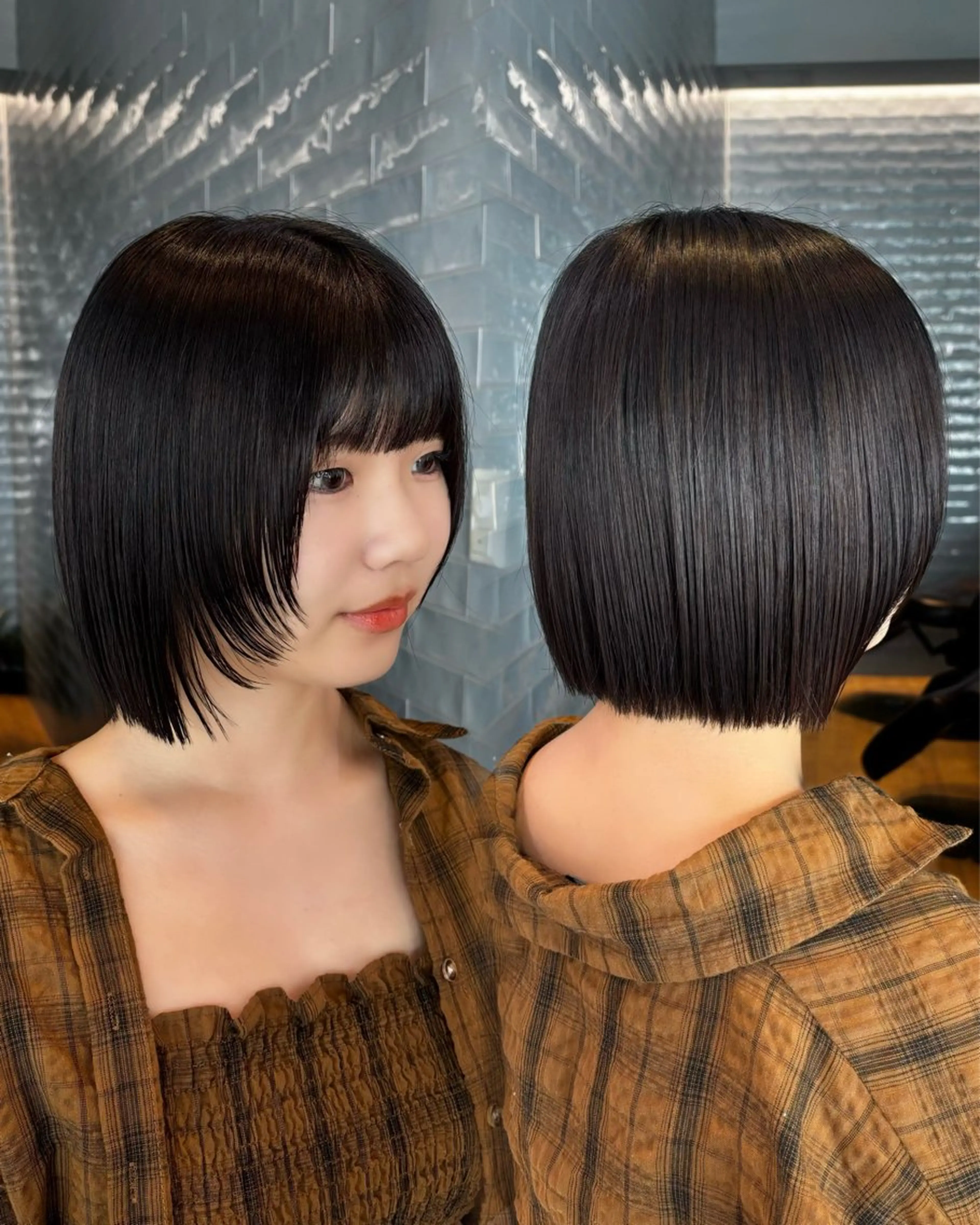 ショート Natsuki/韓国 ボブ/レイヤーカットのヘアスタイル