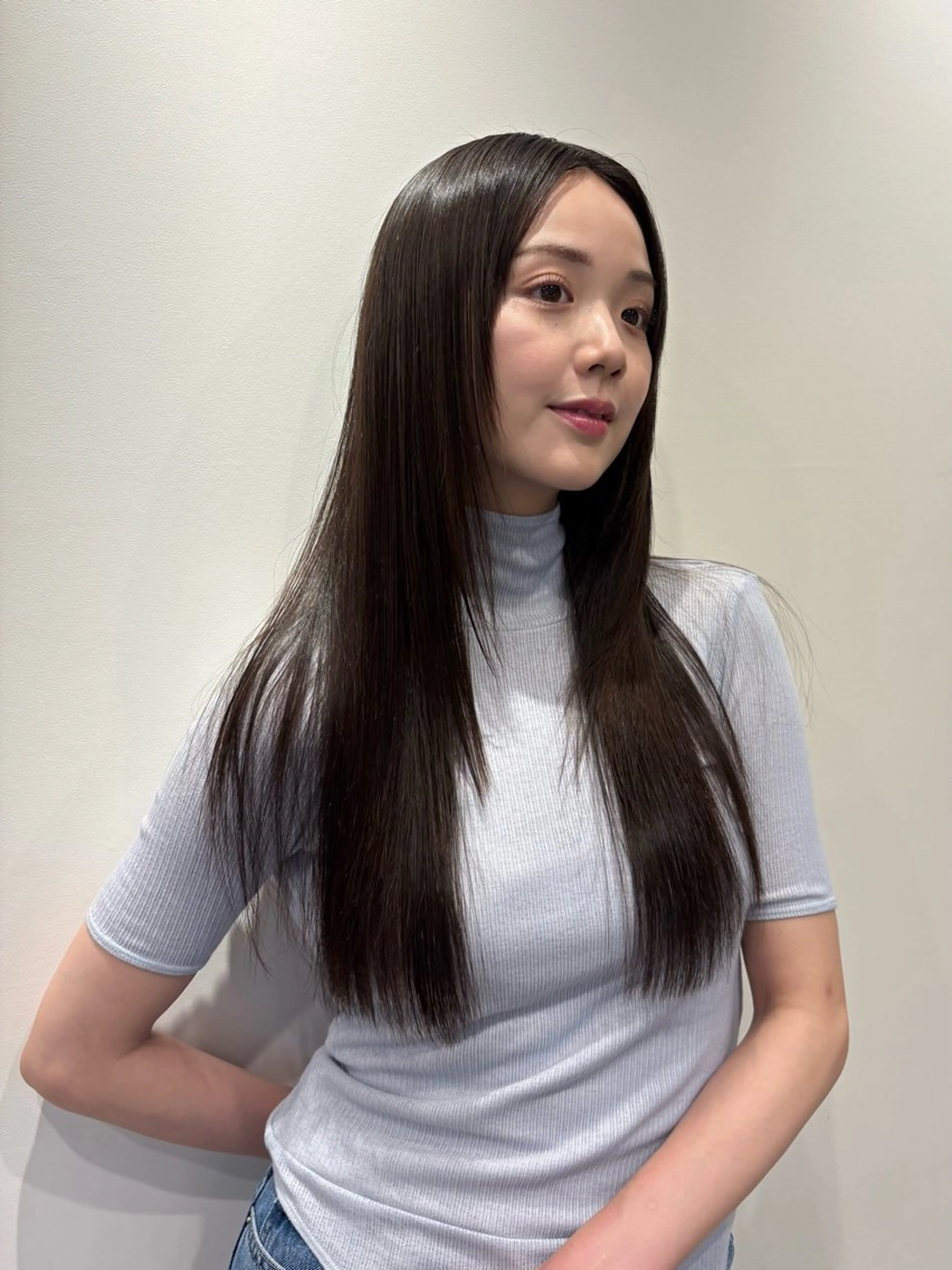 ロング 髪質改善 カット 縮毛矯正 髪質改善・水素カラー ARIA（ému）のヘアスタイル