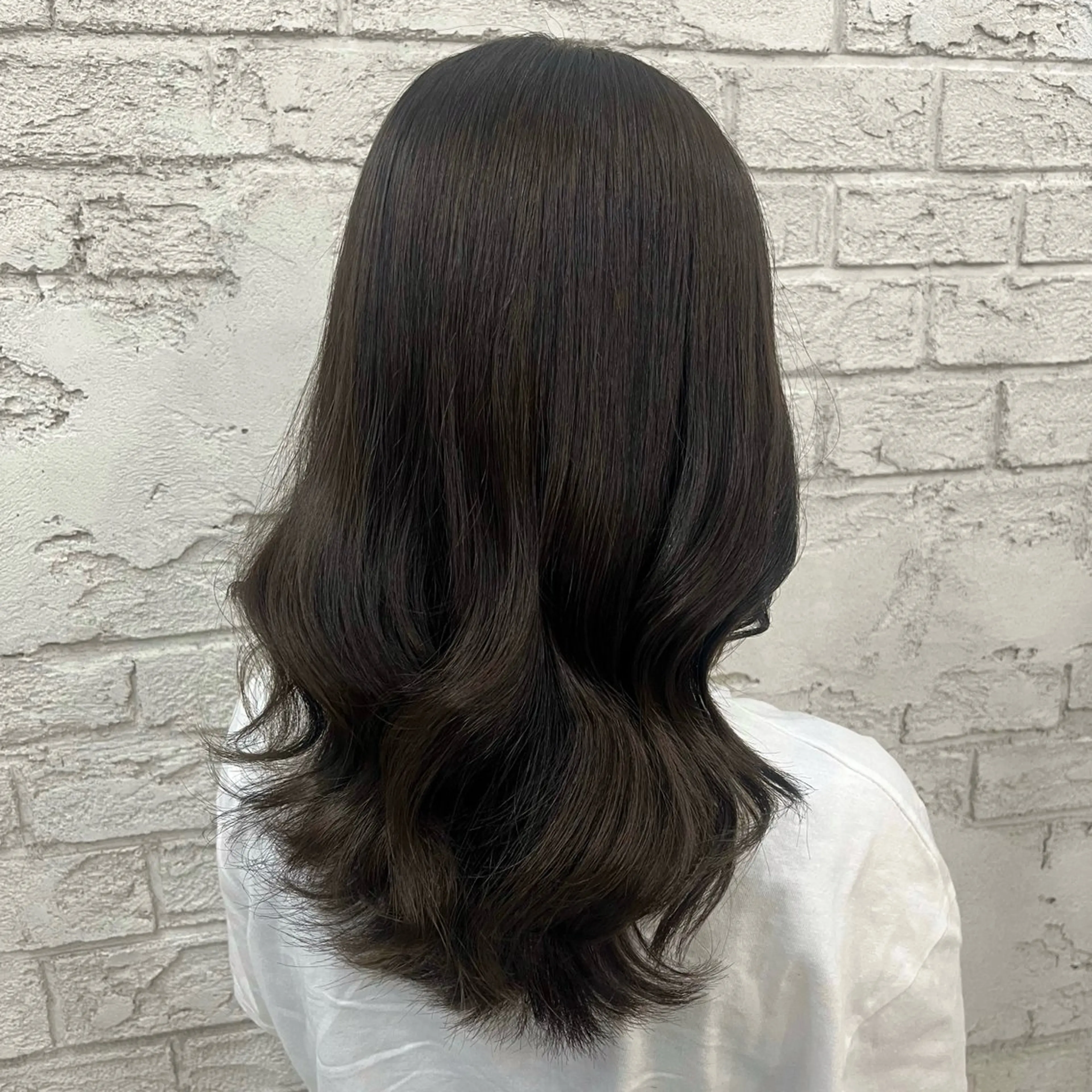 セミロング カット ヘアカラー 池袋メイク/艶カラー 🎀Rina🎀☁️のヘアスタイル