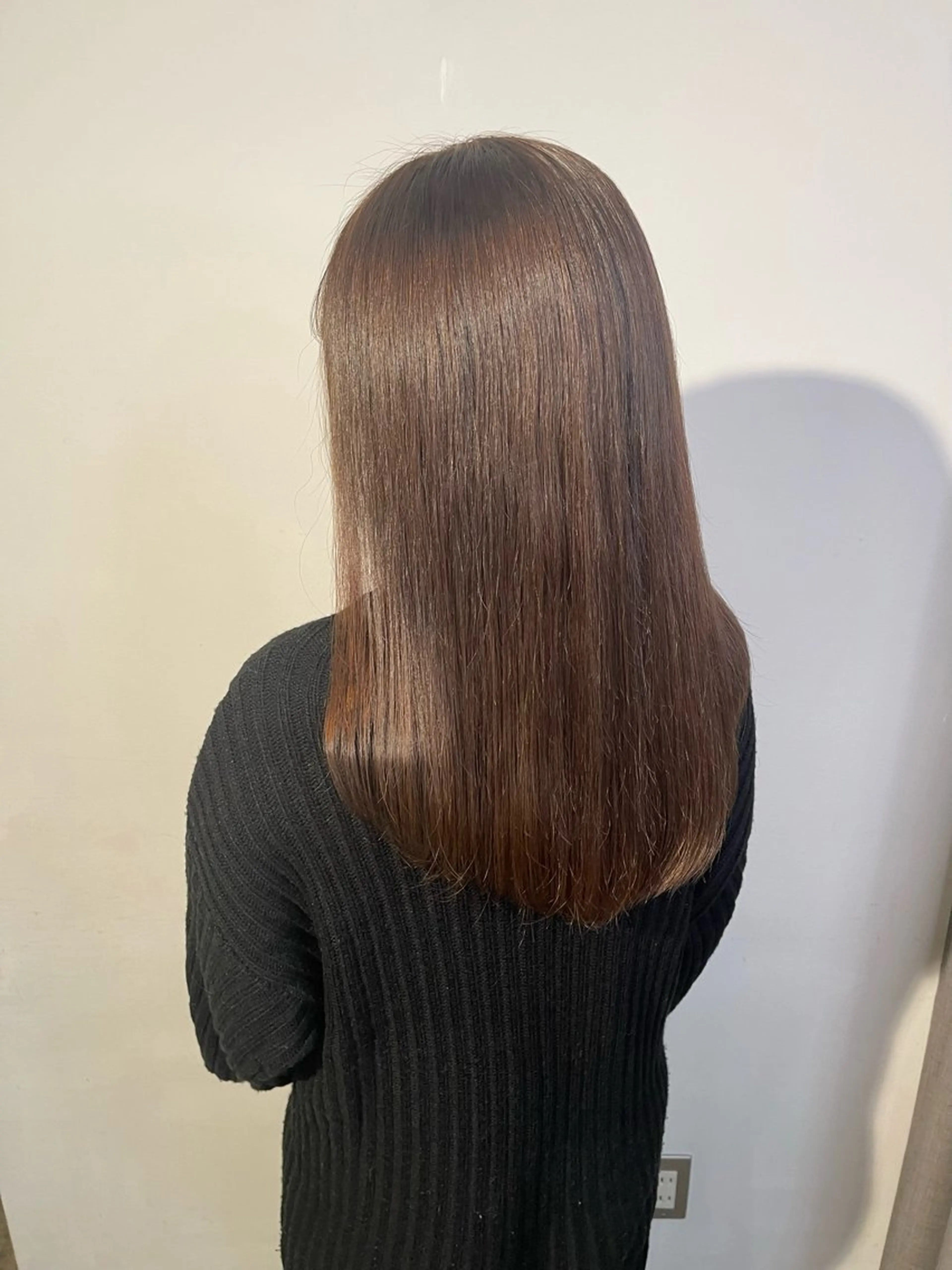 ロング カラー ブリーチ ブラウンカラー 透明感カラー ブリーチなしカラー ムラ修正/ ハイトーン💖Riaのヘアスタイル