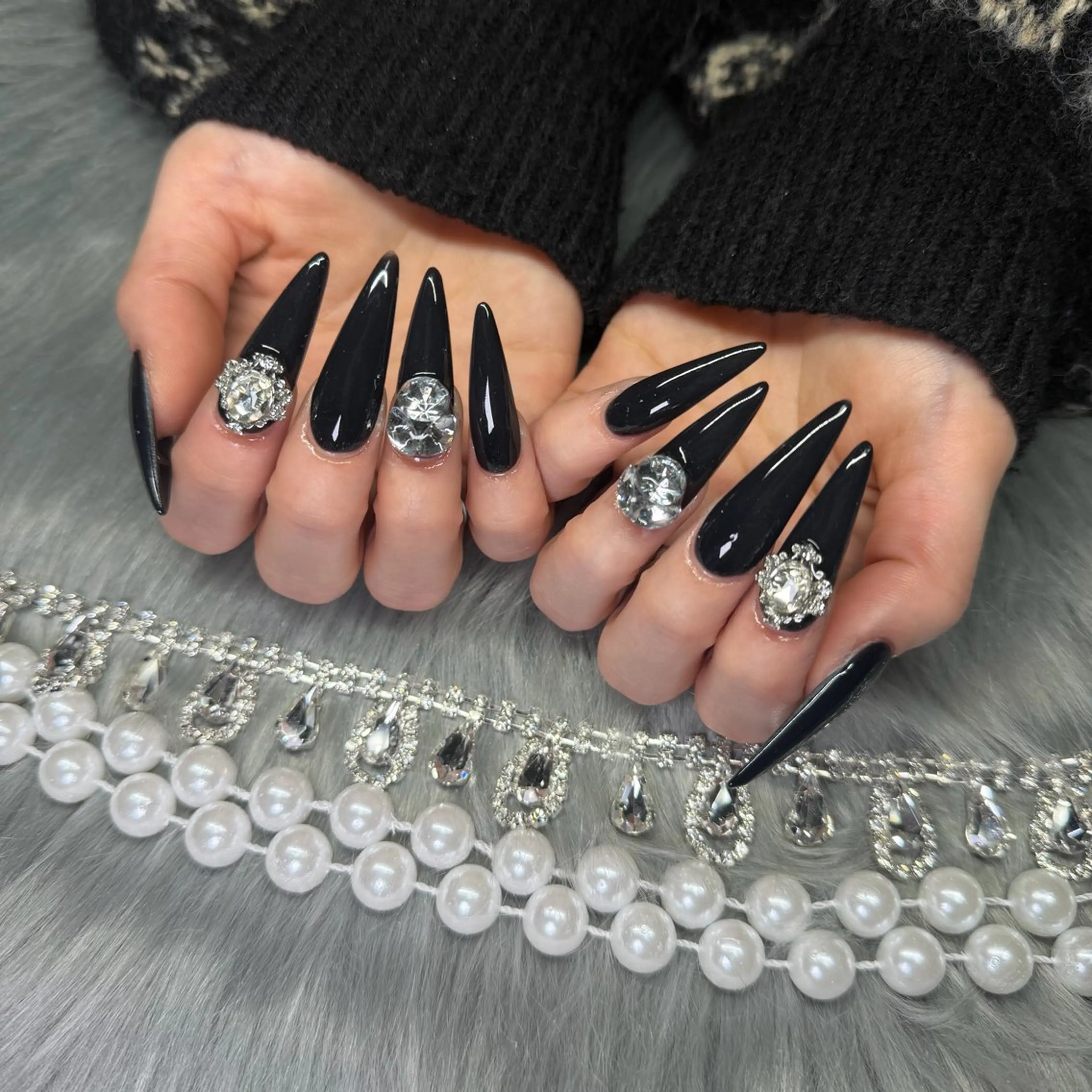 ネイル フレンチネイル ジェルネイル 韓国ネイル ロングネイル マグネットネイル ハンドネイル Nail Salon Grow所属・Nail Salon Growのネイルデザイン