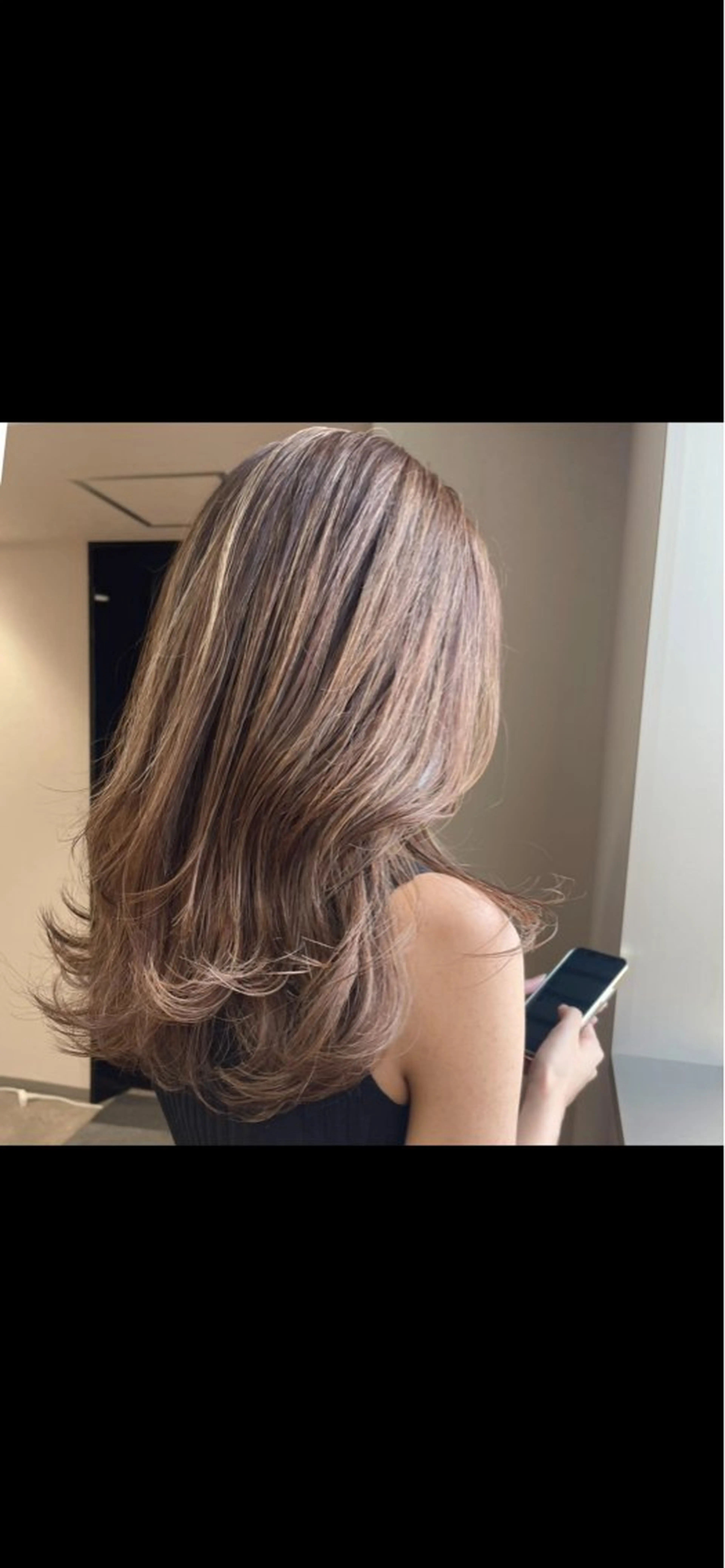 ロング カラー ベージュカラー ブラウンカラー ブラウンベージュ ヘアカラー 松井那津子 /ハイライトブリーチのヘアスタイル