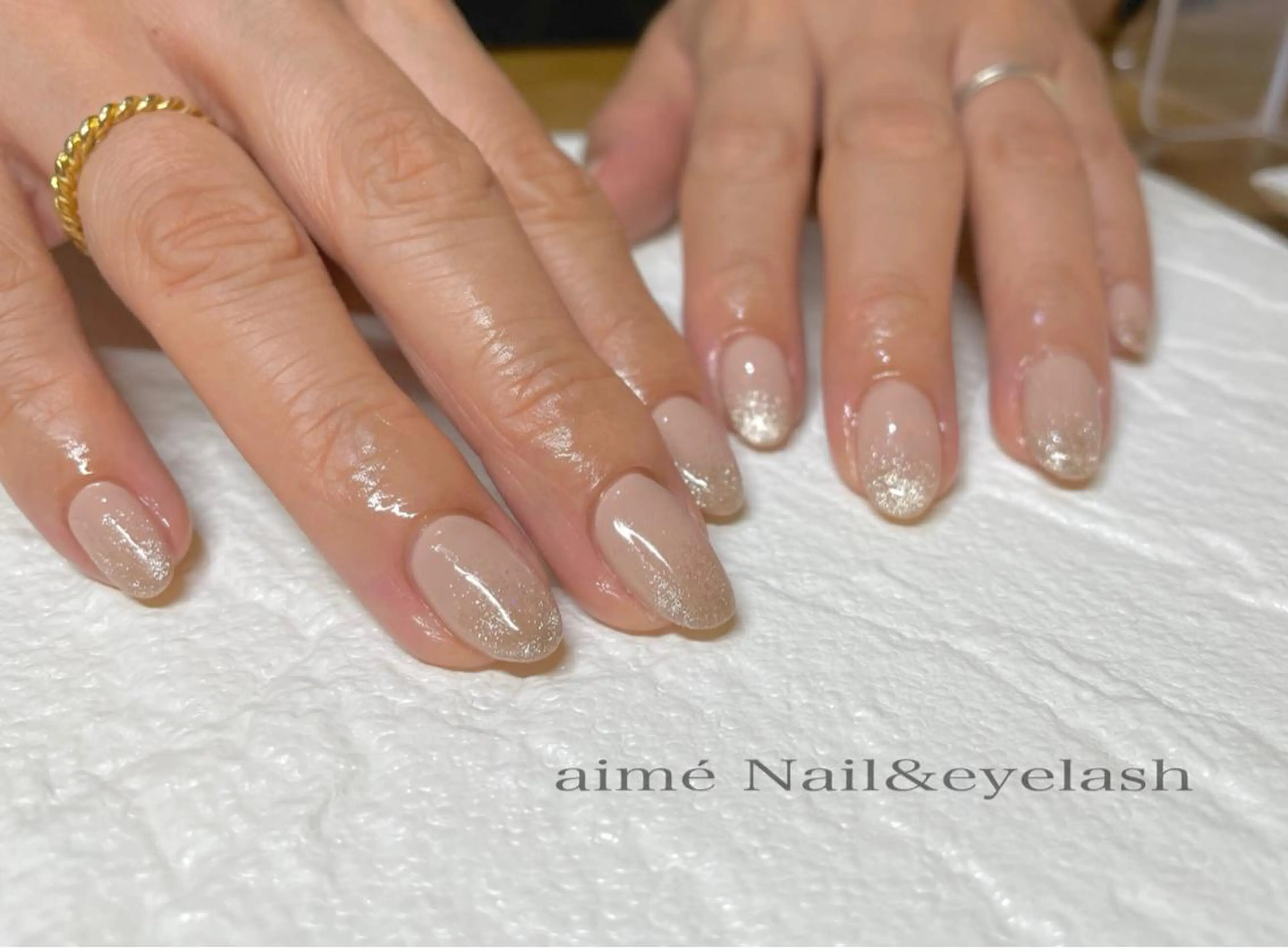 ネイル グラデーション マグネットネイル bijou Minaのネイルデザイン