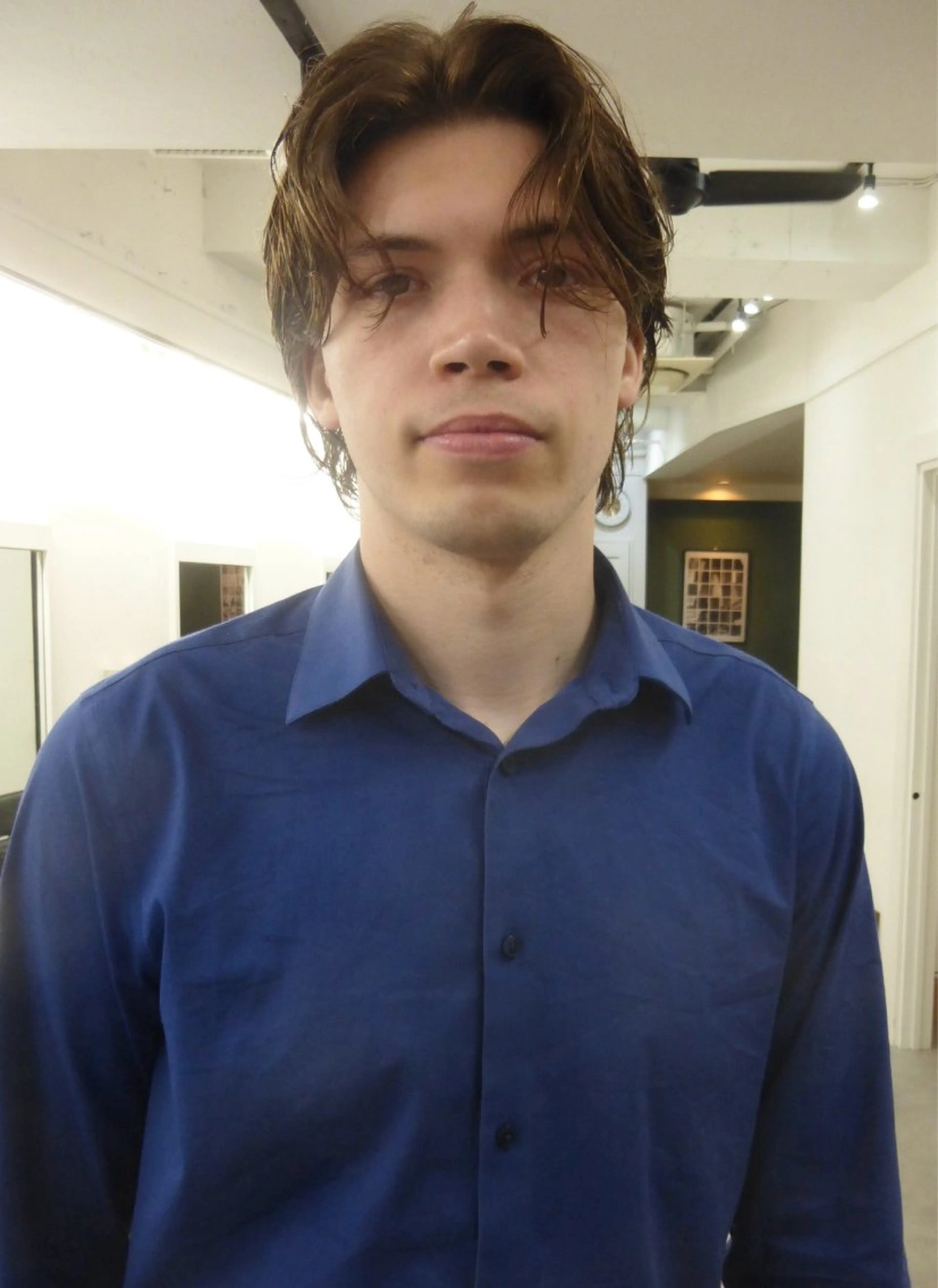 ミディアム メンズ カット グランジヘア 無造作ヘアHYUGAのヘアスタイル