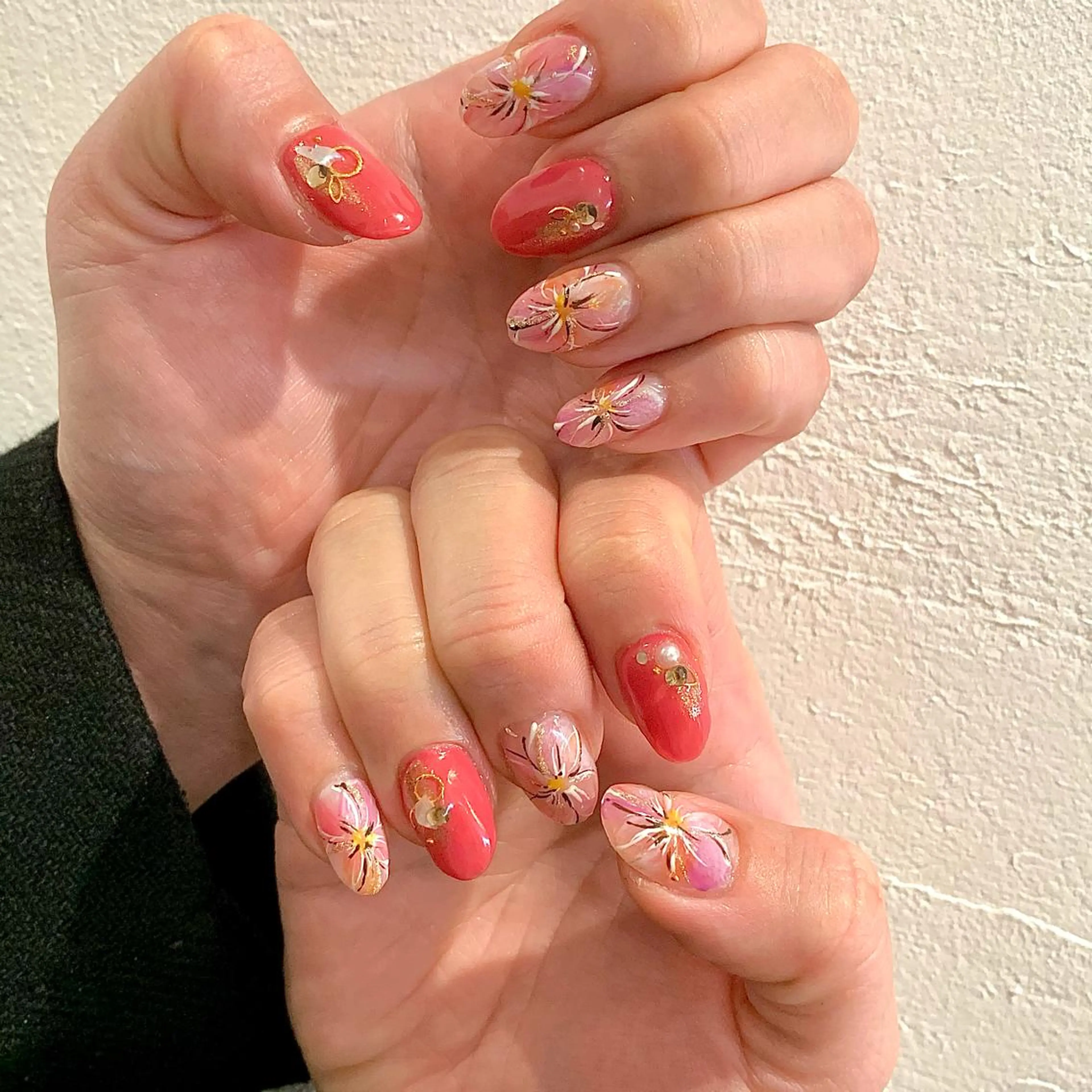 ネイル フラワーネイル Sato. Mのネイルデザイン