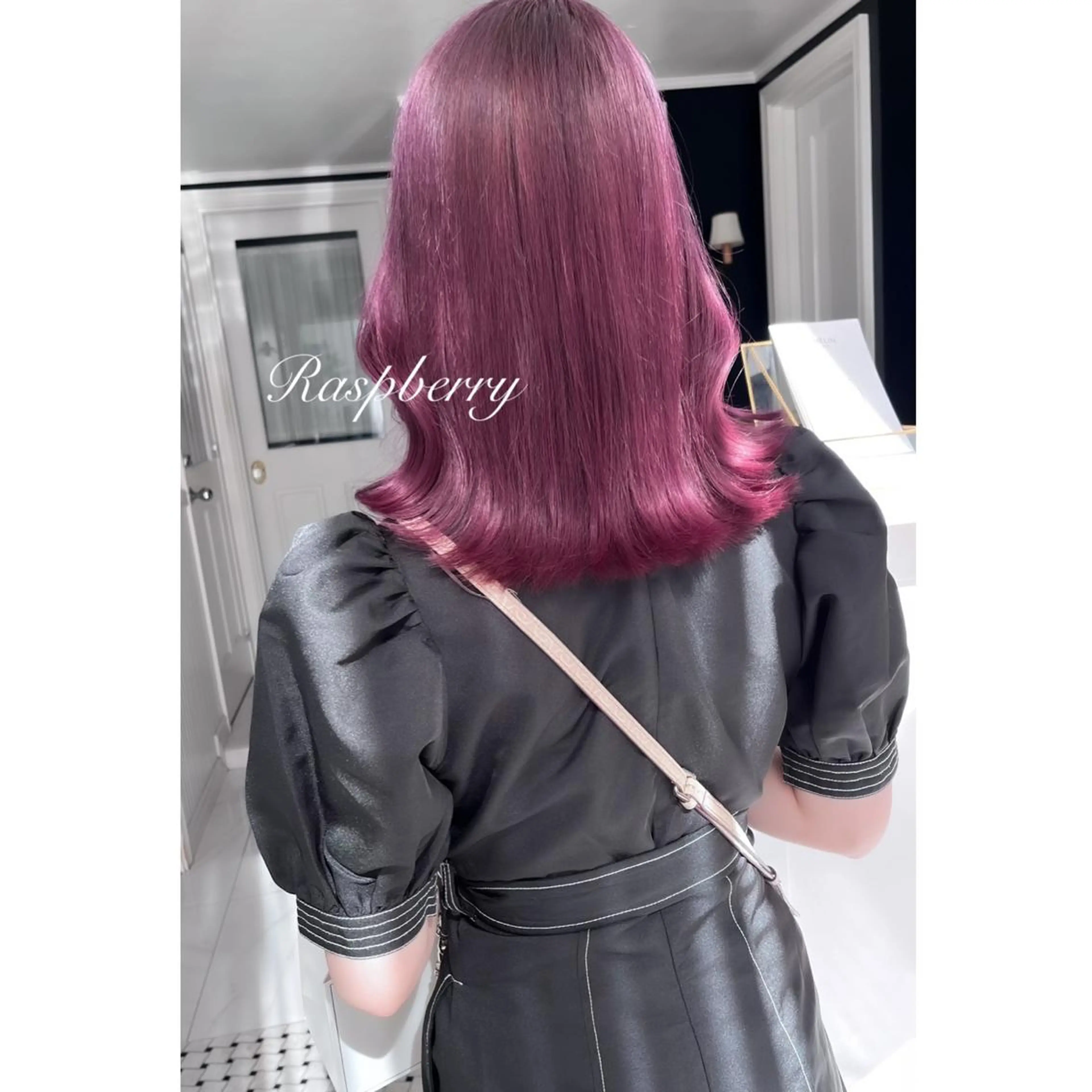 セミロング カラー ブリーチ ヘアカラー miyu /トレンド カラー×艶髪のヘアスタイル