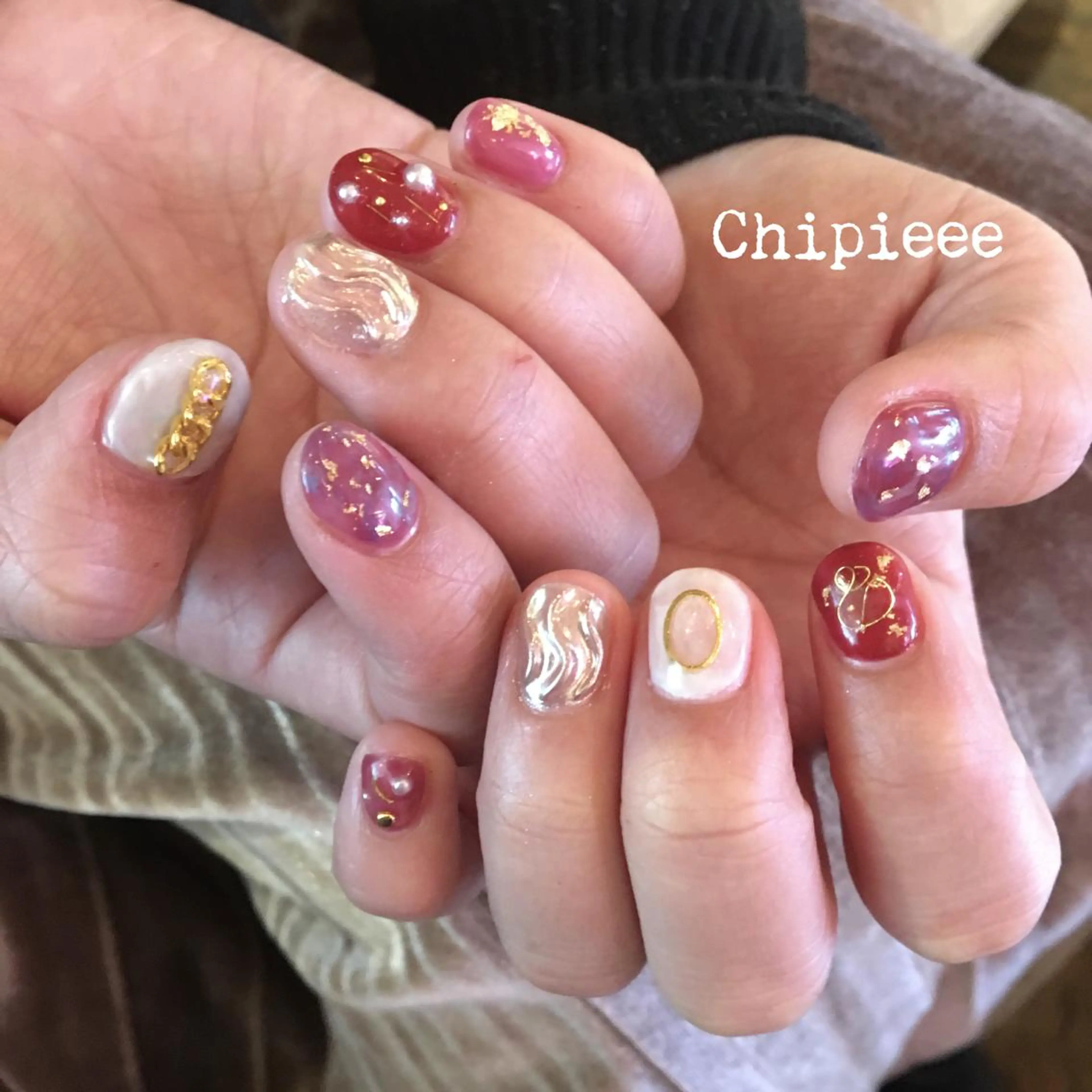 ネイル revia所属・ERI Nailistのネイルデザイン