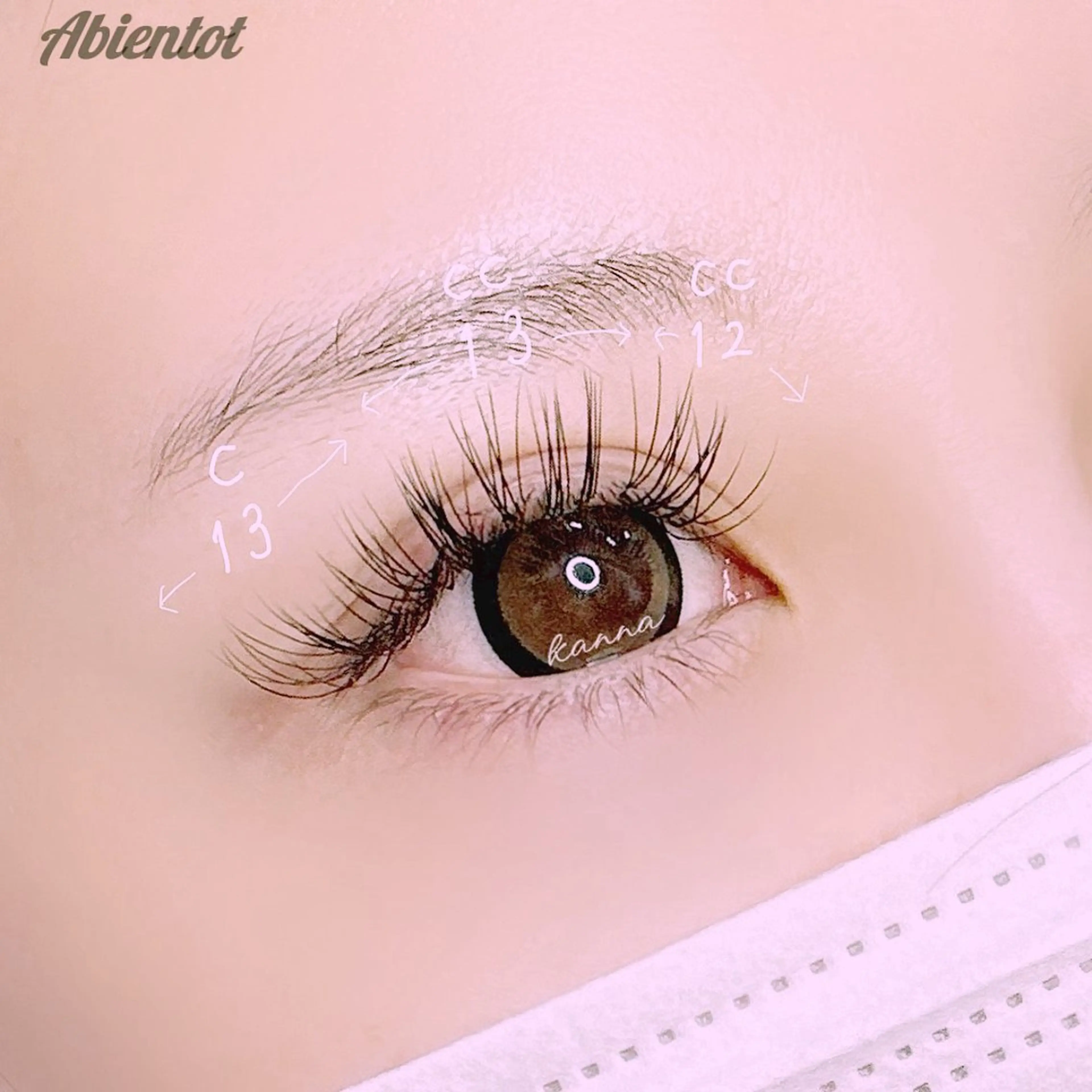 マツエク・マツパ Abientot Kannaのマツエク・マツパデザイン