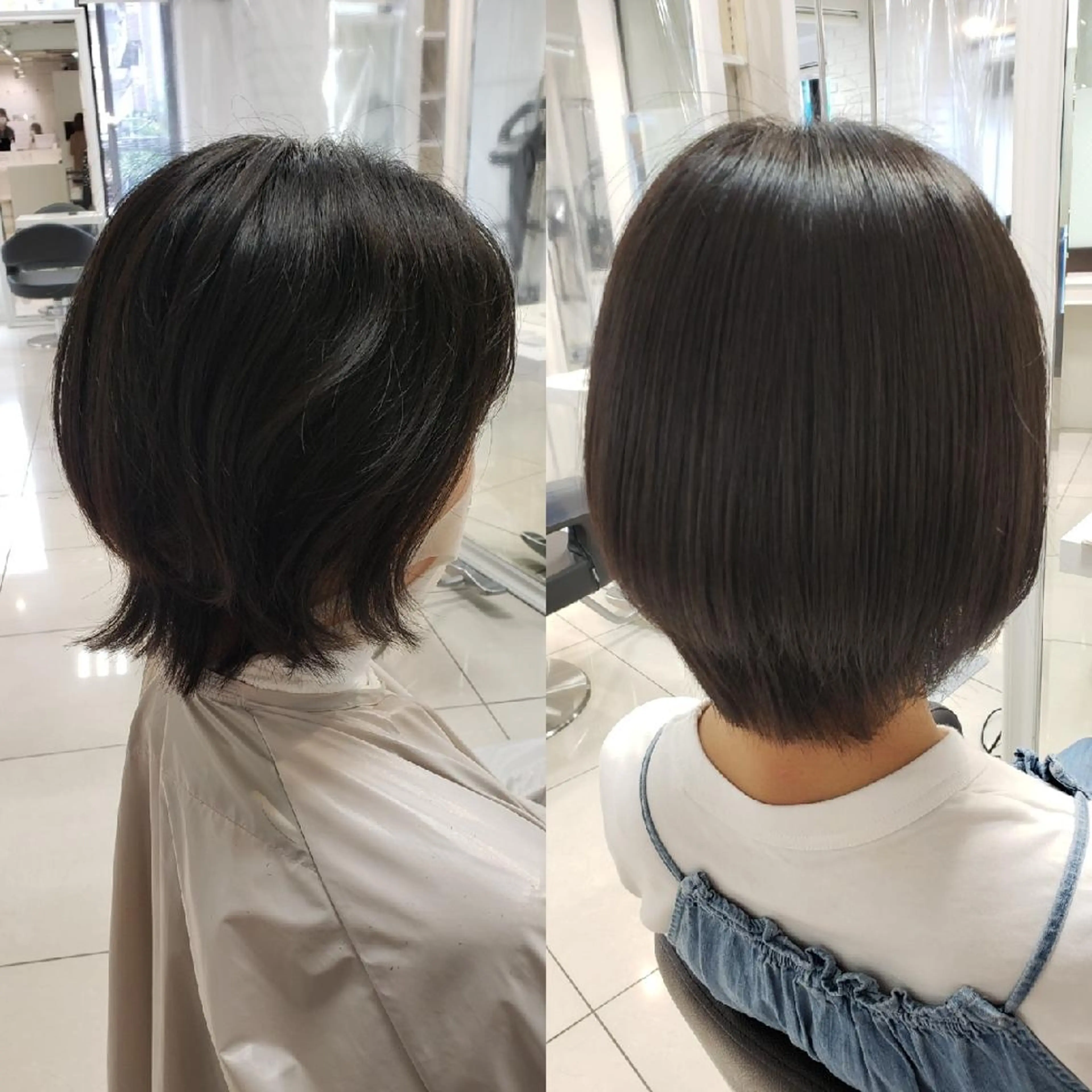 ショート 【縮毛矯正/レディー スカット】美涼🎀のヘアスタイル