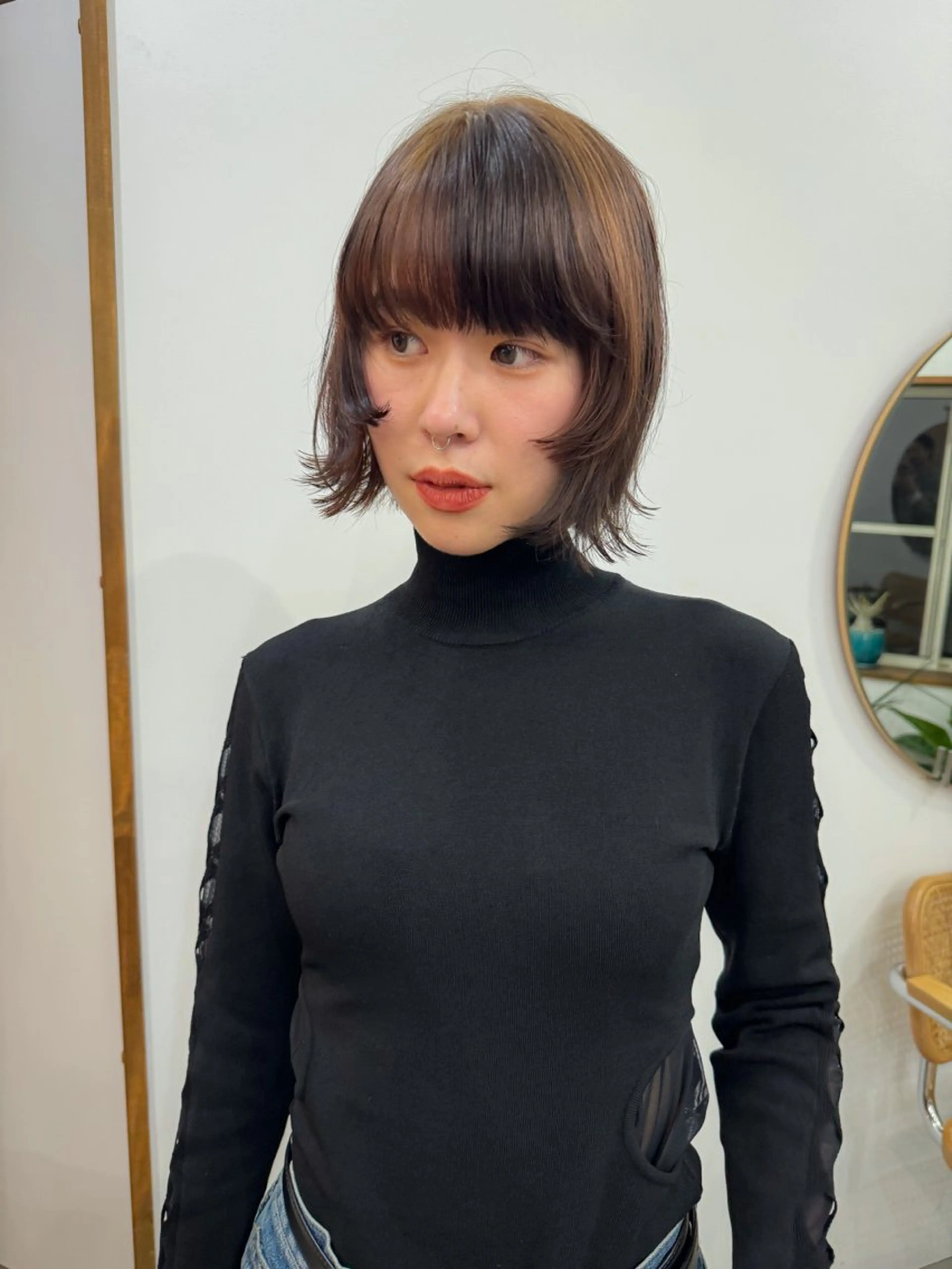 ショート カラー カット ヘアカラー Spiel KOMOのヘアスタイル