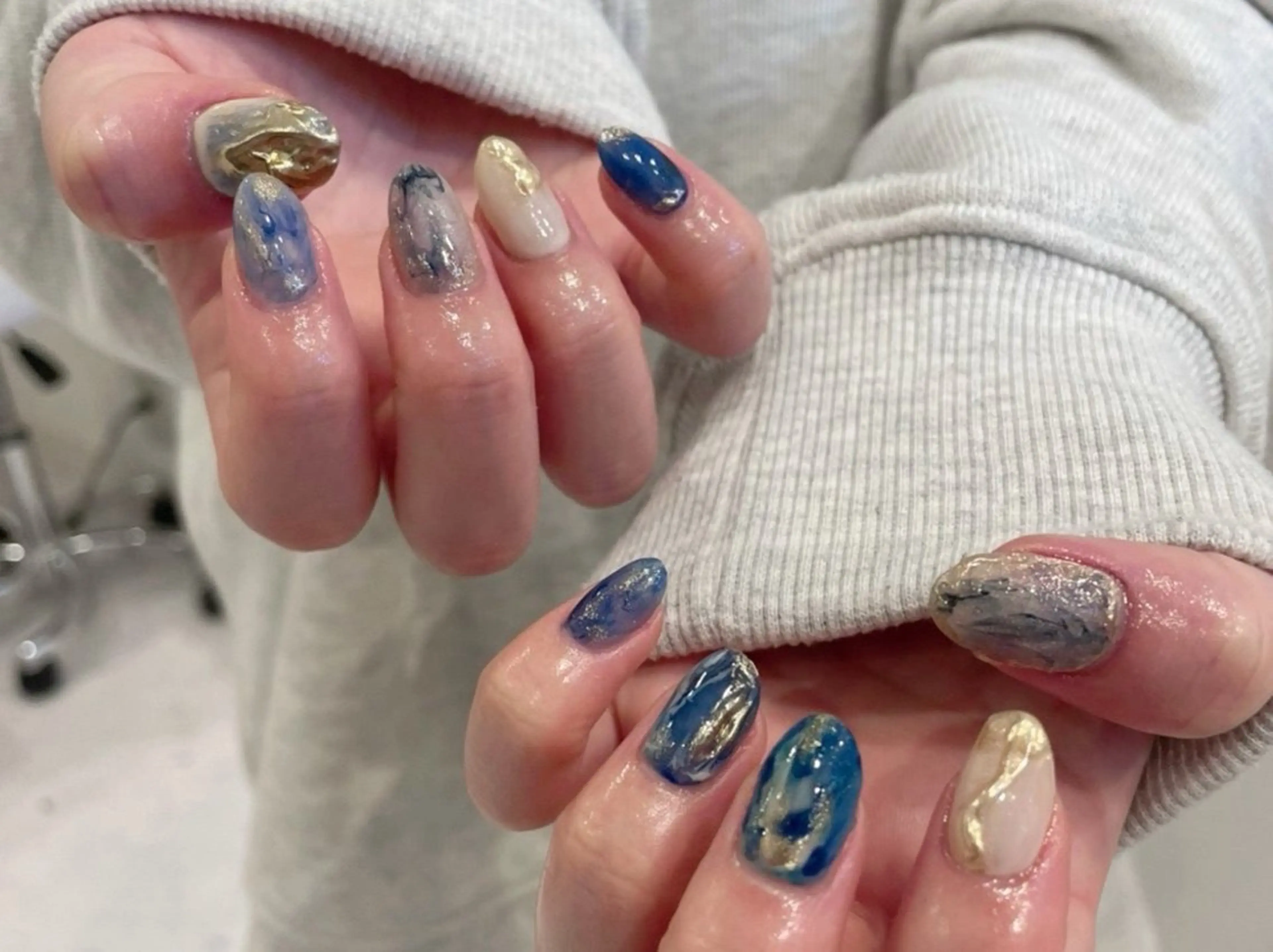 💅🧡ニュアンスネイル🧡💅　2本​〜​4本¥4000⚠️予約時にデザイン写真必ずお送りください⚠️の写真