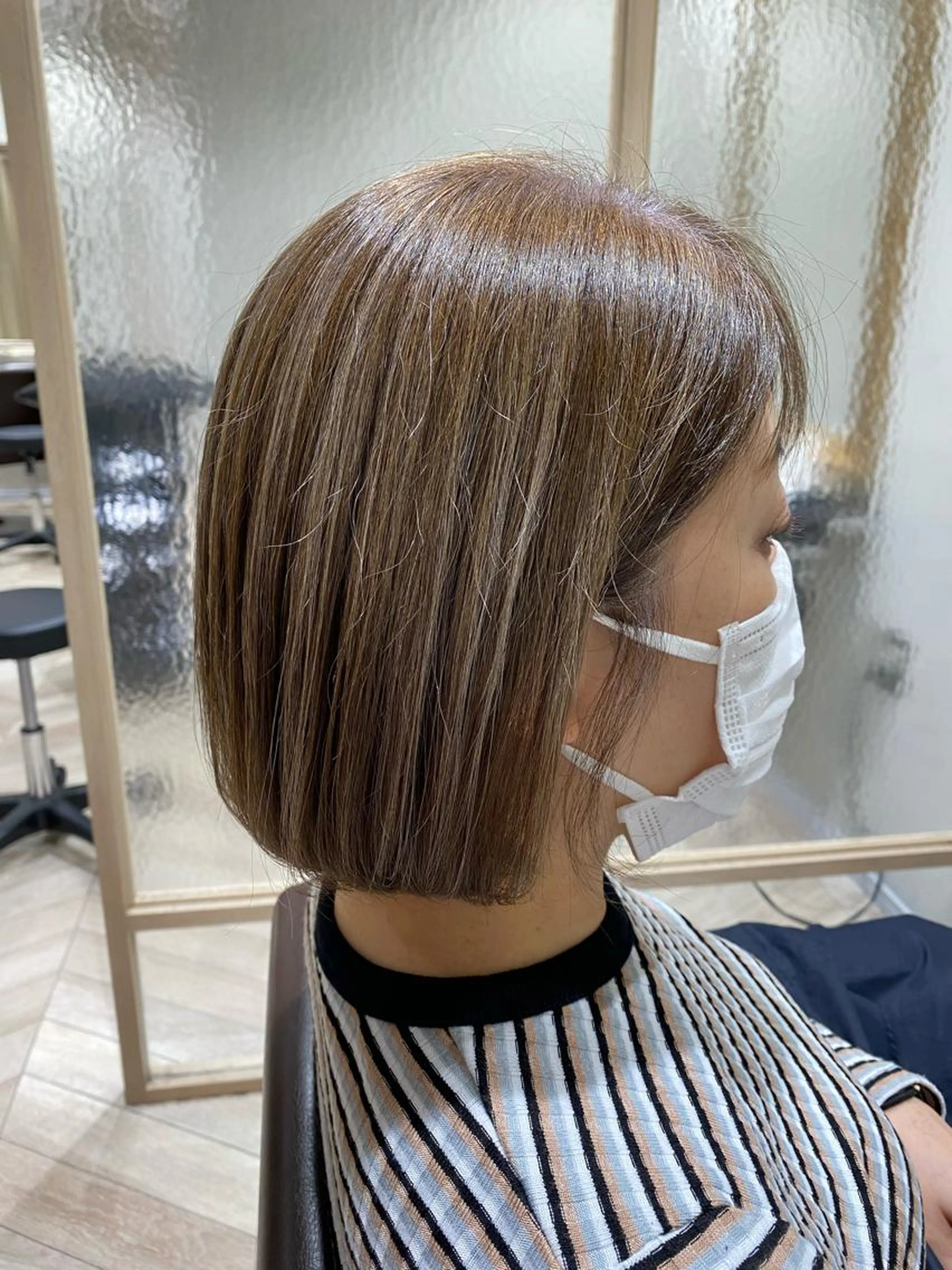 【人気急上昇】カット+白髪ぼかしハイライト&カラー+Tトリートメントの写真