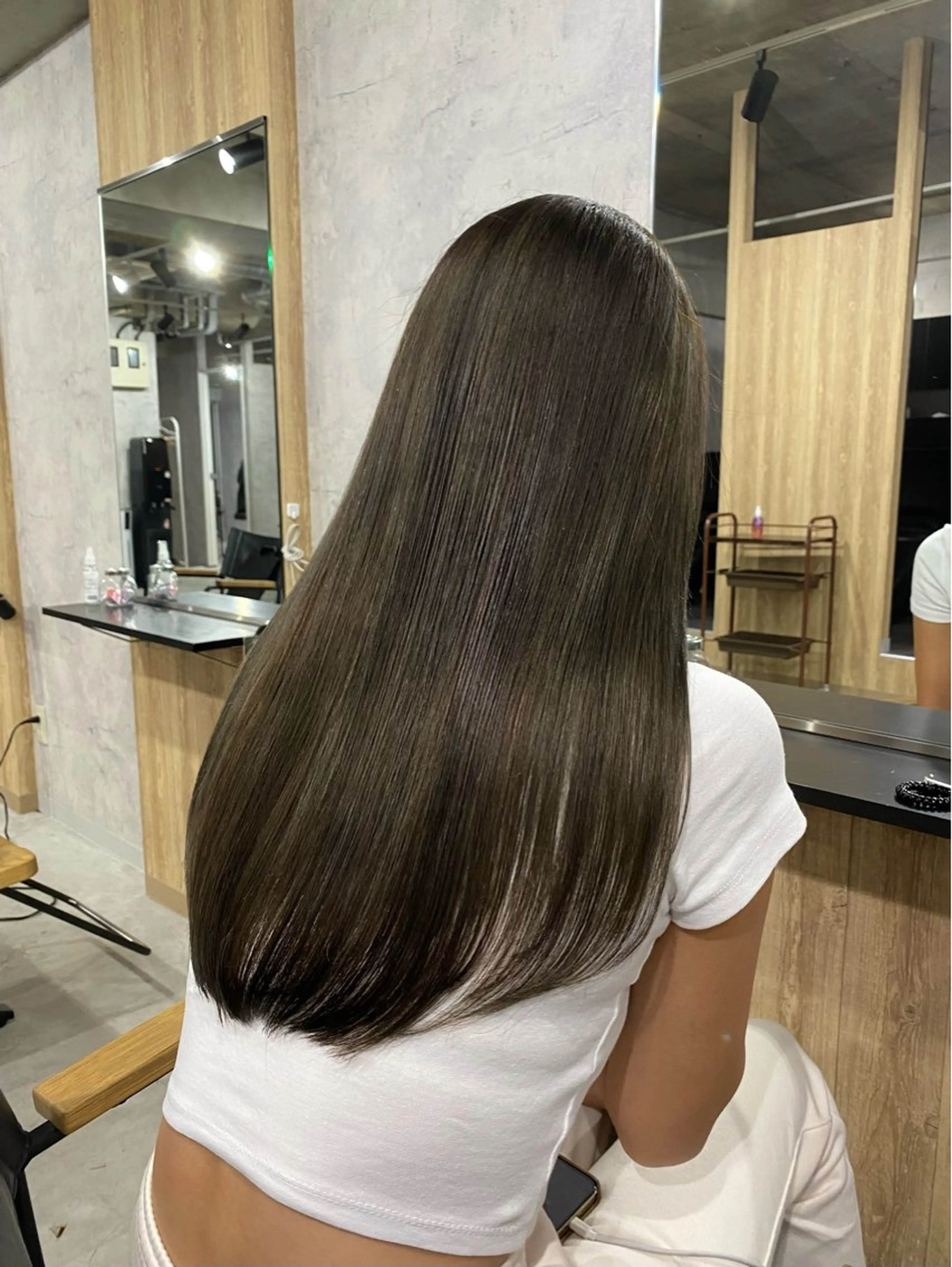 ロング カラー ヘアアレンジ カット ヘアカラー トリートメント ヘッドスパ ヘアセット 韓国レイヤー/ 顔周り💕田中将吾のヘアスタイル