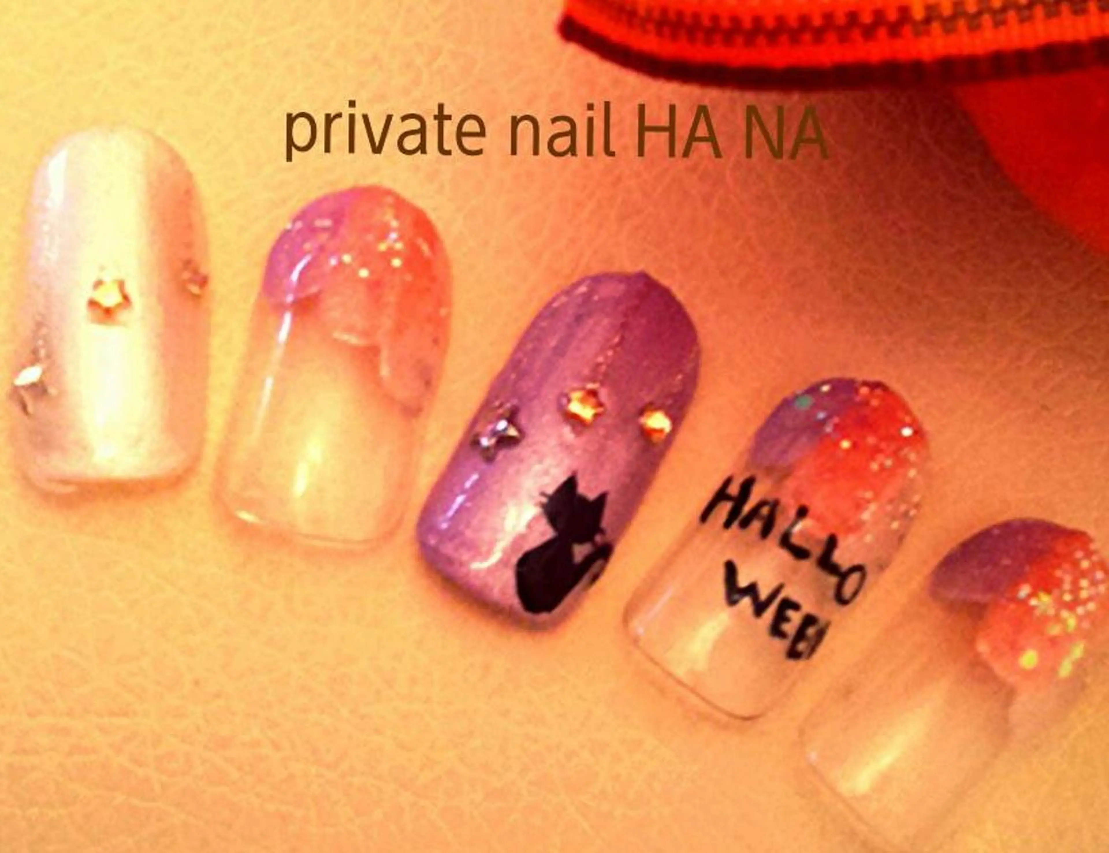 ネイル ハロウィン プライベートサロン HA♥NAのマツエク・マツパデザイン