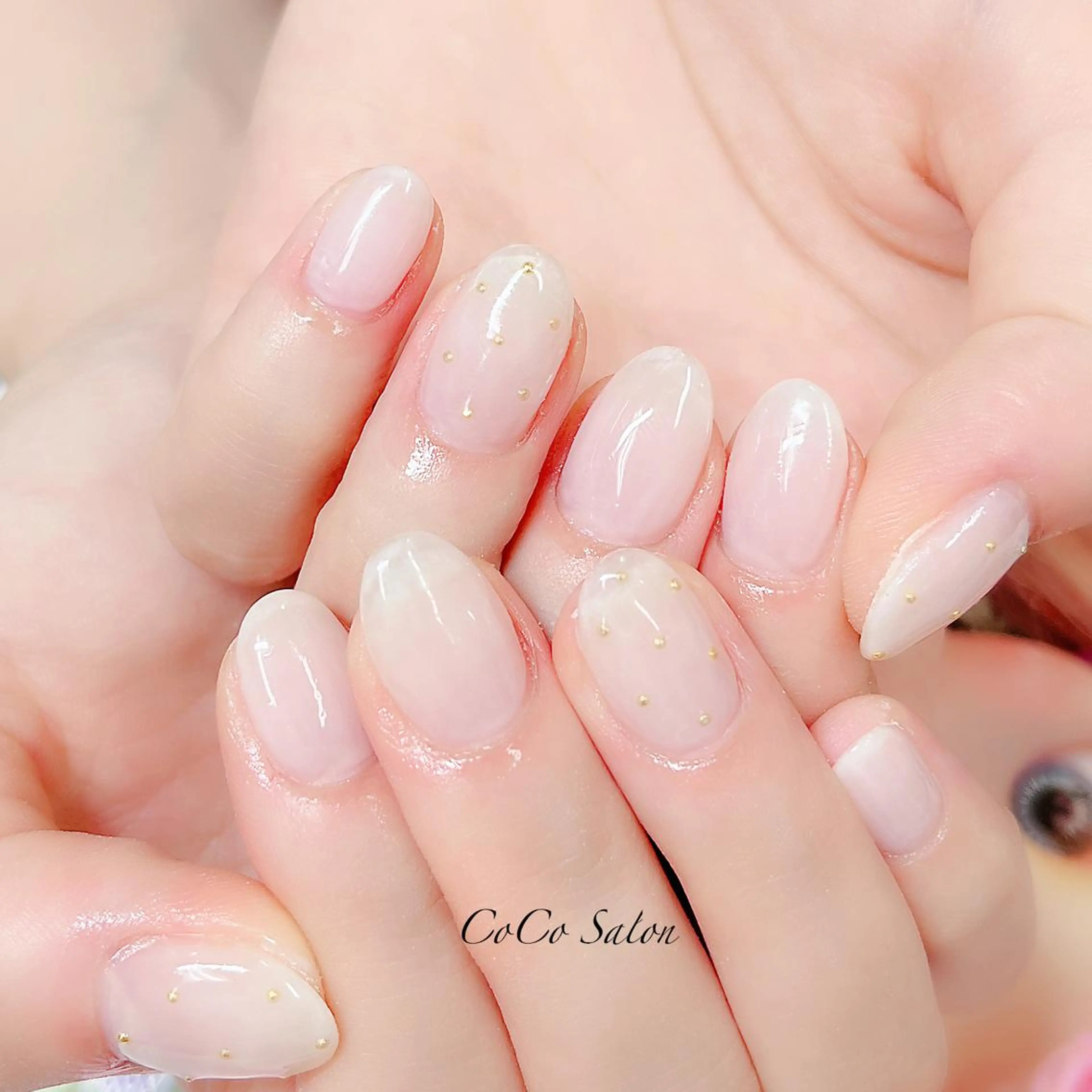 ネイル 成人式 長さ出し ジェルネイル 氷ネイル・うるうるネイル オフィスネイル ハンドネイル CoCoSalon ネイル/まつ毛予約のネイルデザイン