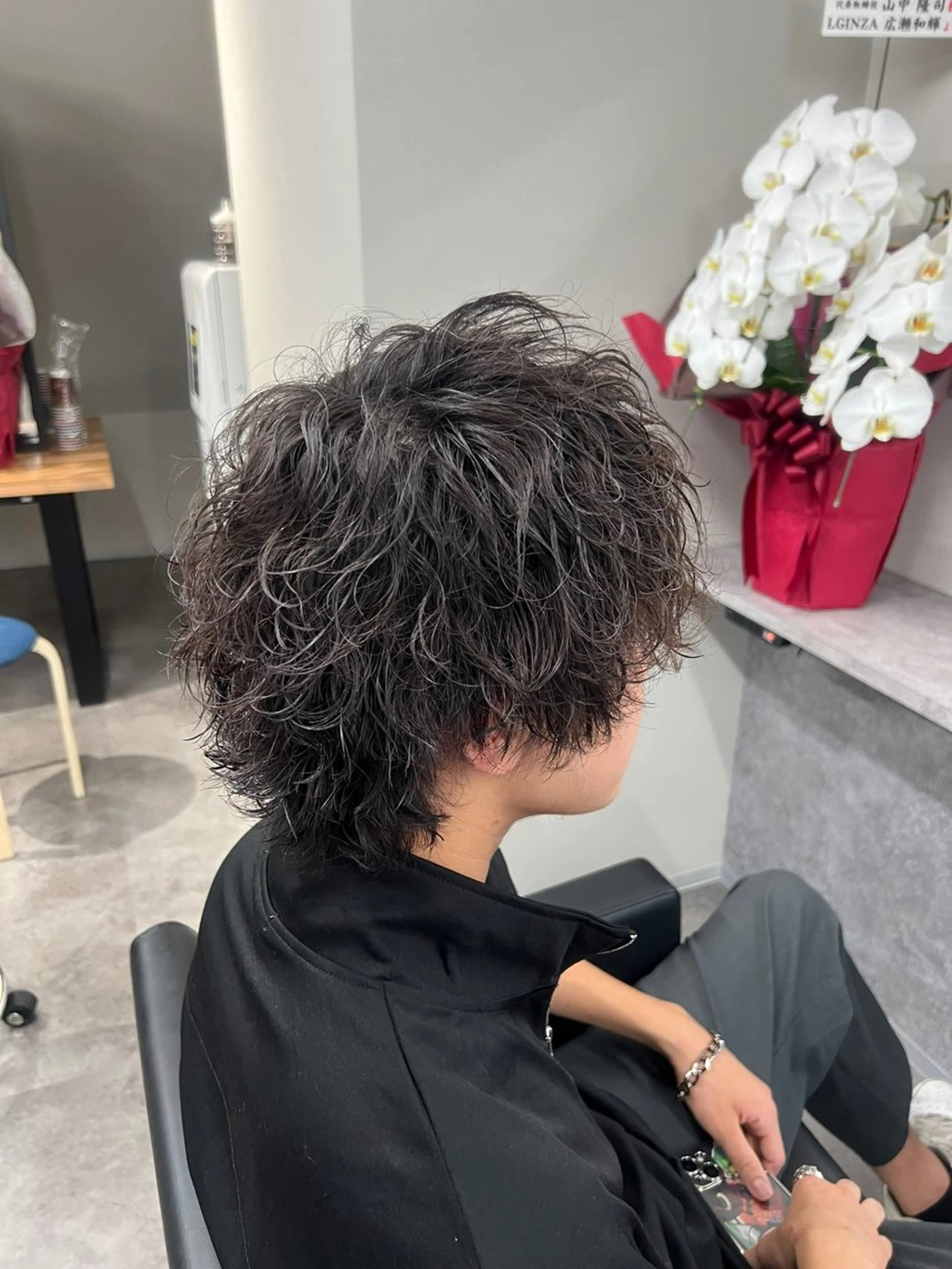 パーマ メンズ メンズパーマ 波巻きパーマ カット パーマ トリートメント 💪立川No.1筋肉 美容師💪/しゅーとのヘアスタイル