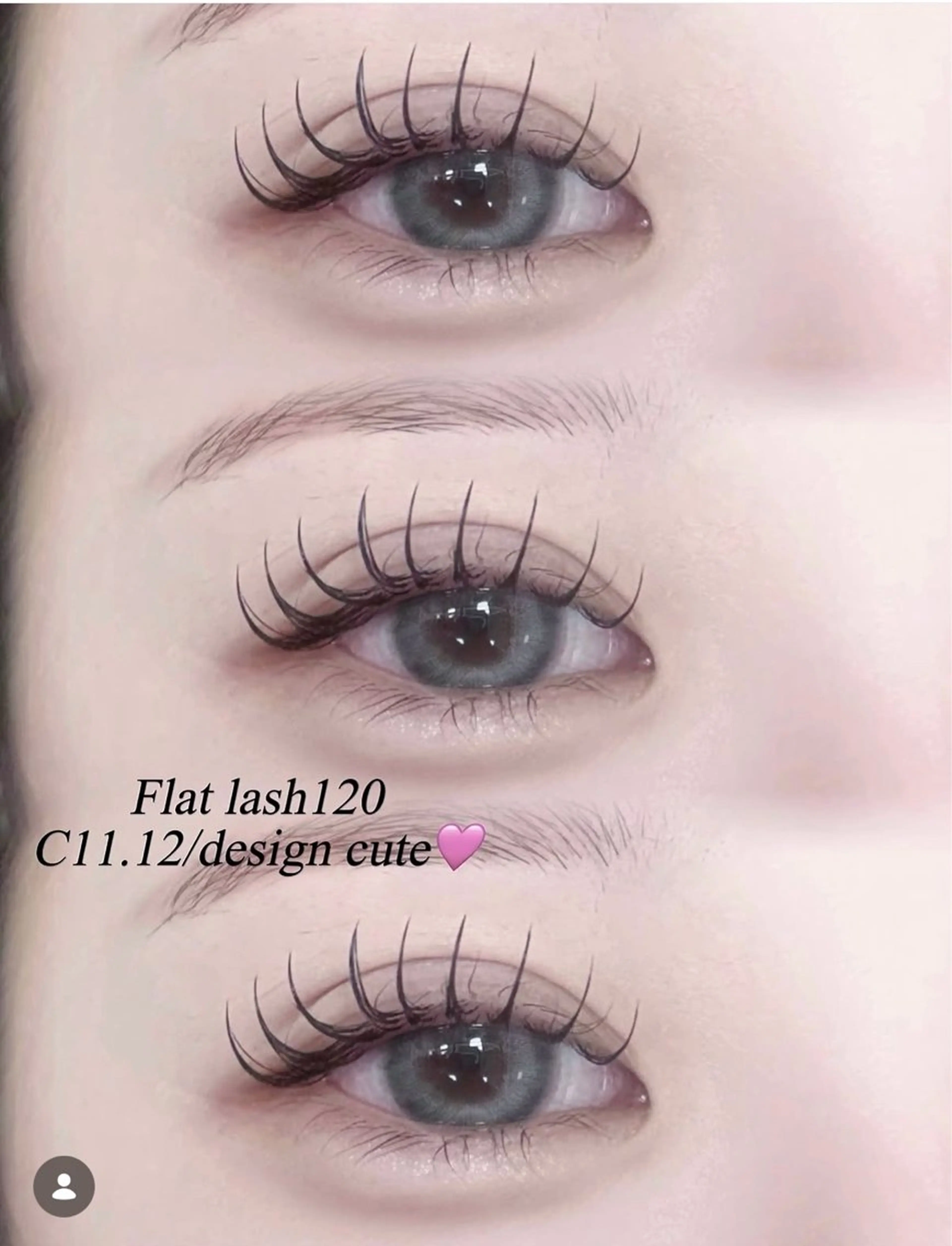 マツエク・マツパ 🩶Serena🩶 大阪梅田／束感まつ毛のマツエク・マツパデザイン