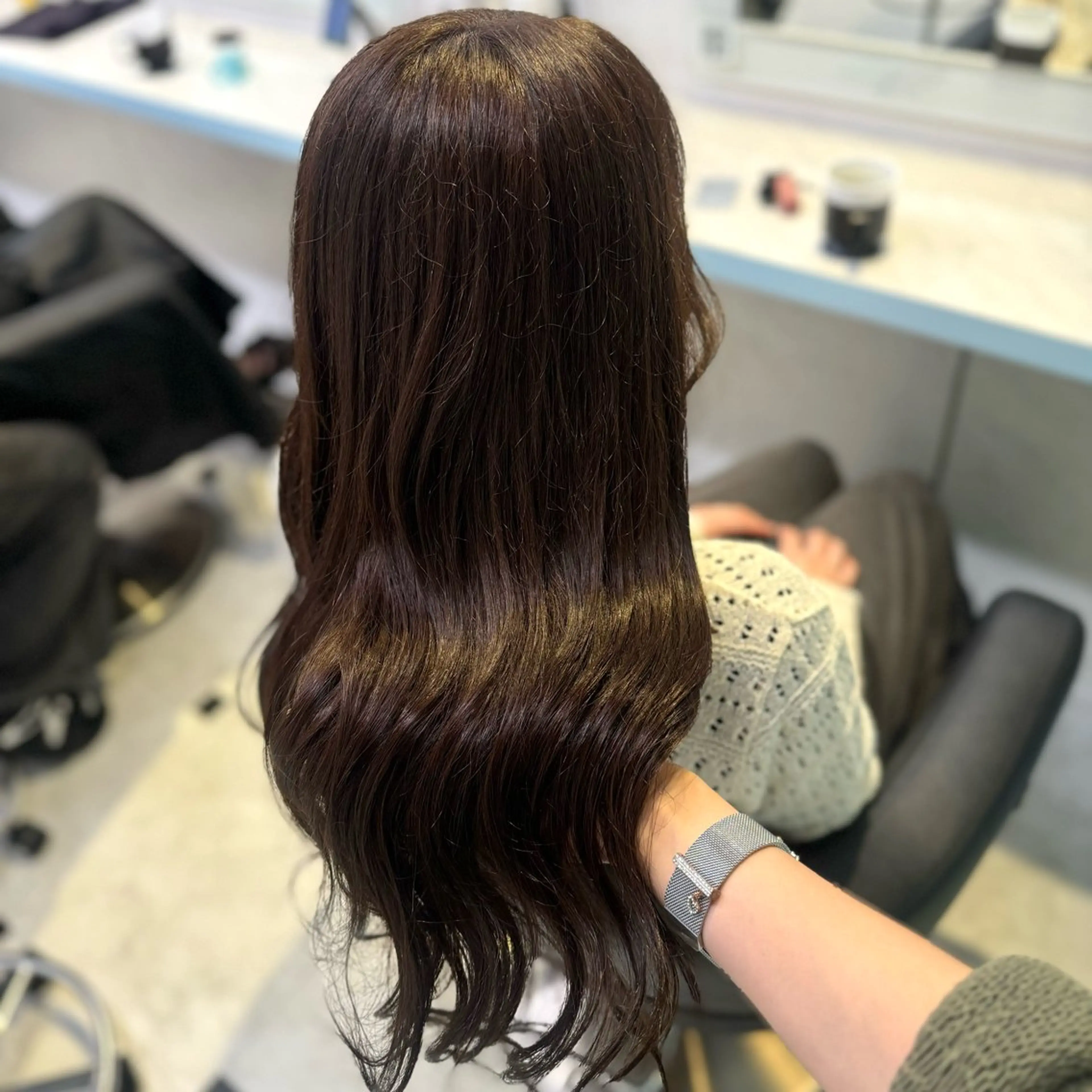 ロング ヘアカラー 似合わせcolor 🎀ʀɪɴᴏ🎶🪽のヘアスタイル