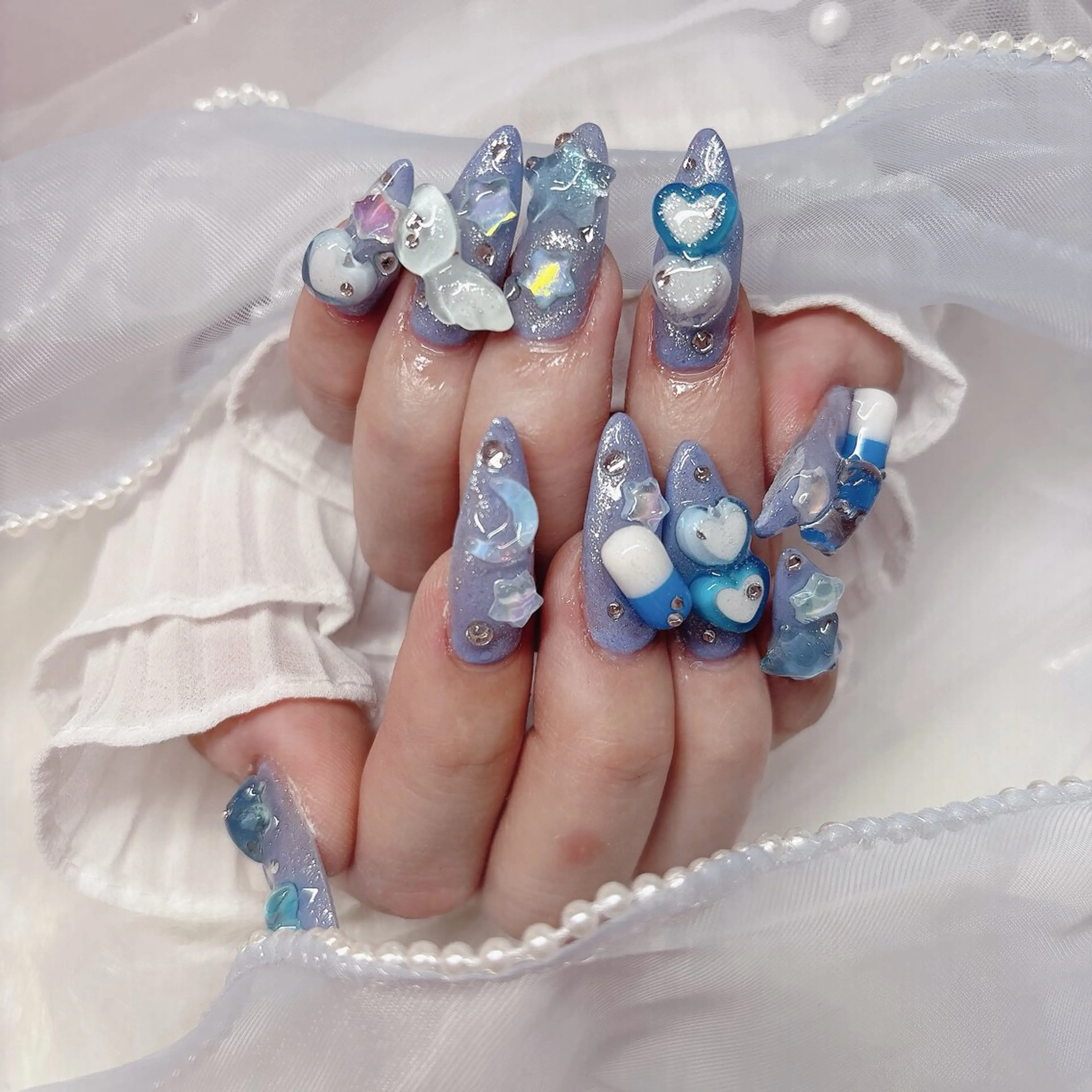 ネイル ハンドネイル Y♡veil 名古屋店所属・こと ୨୧⑅のネイルデザイン