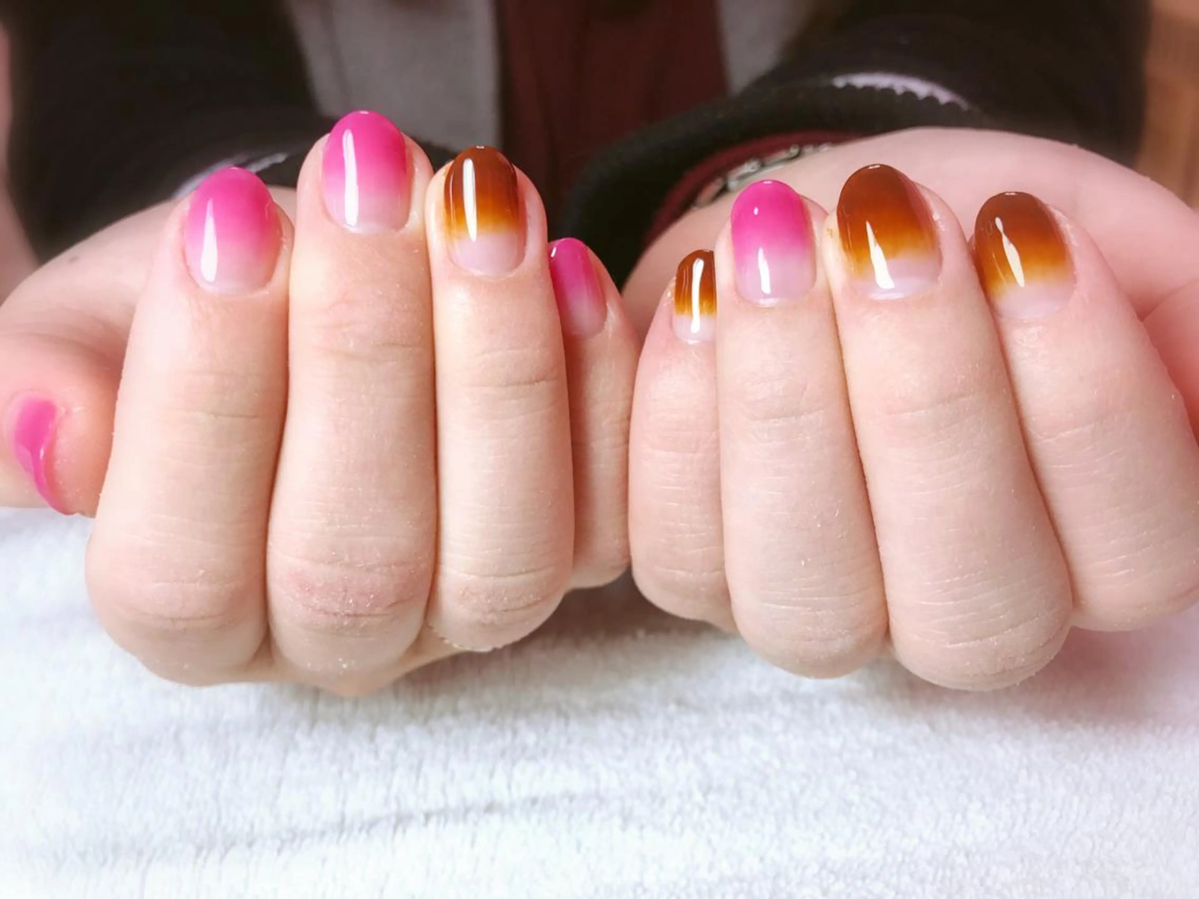 ネイル グラデーション バレンタイン Era nailのネイルデザイン