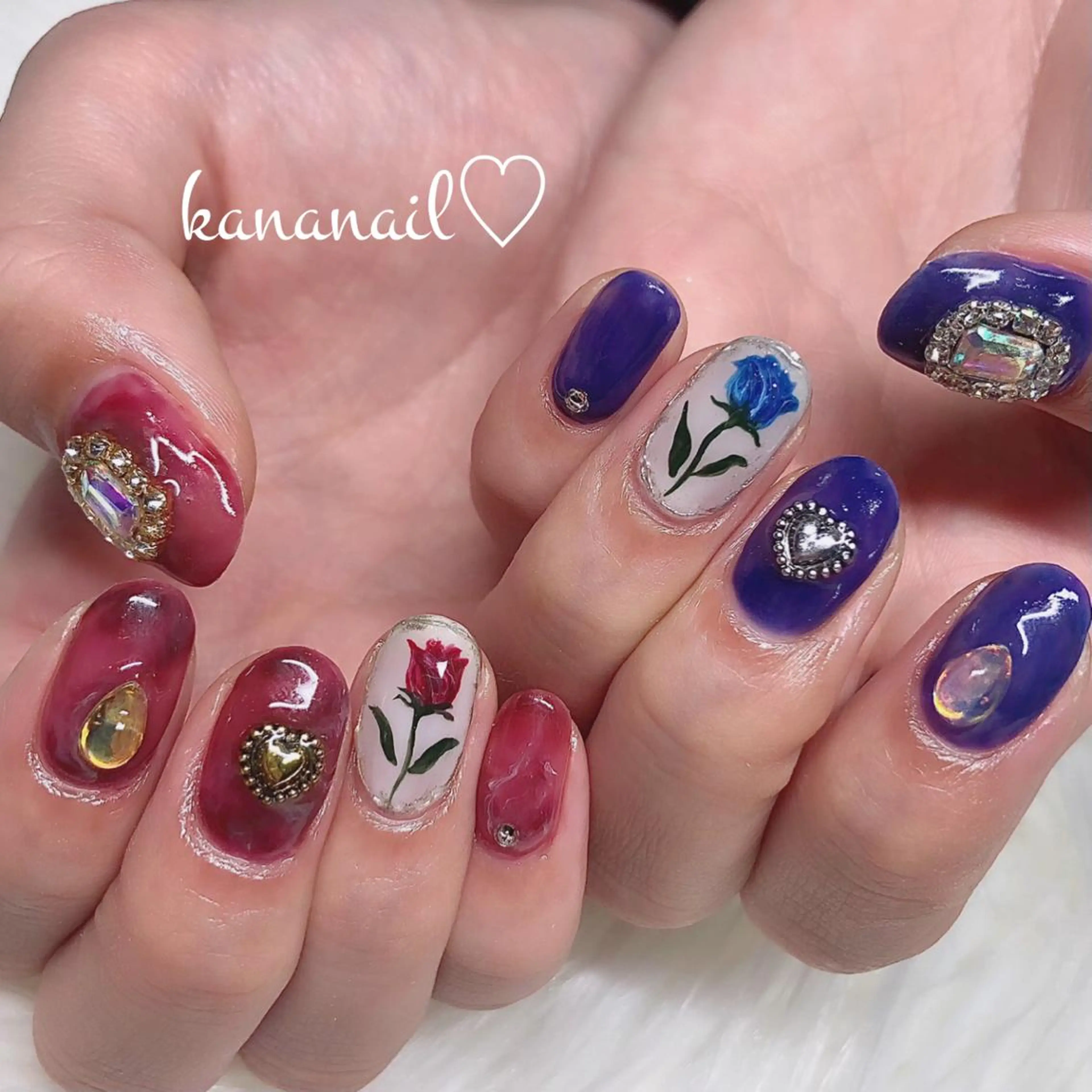 ネイル ミディアムネイル kananail ♡のネイルデザイン