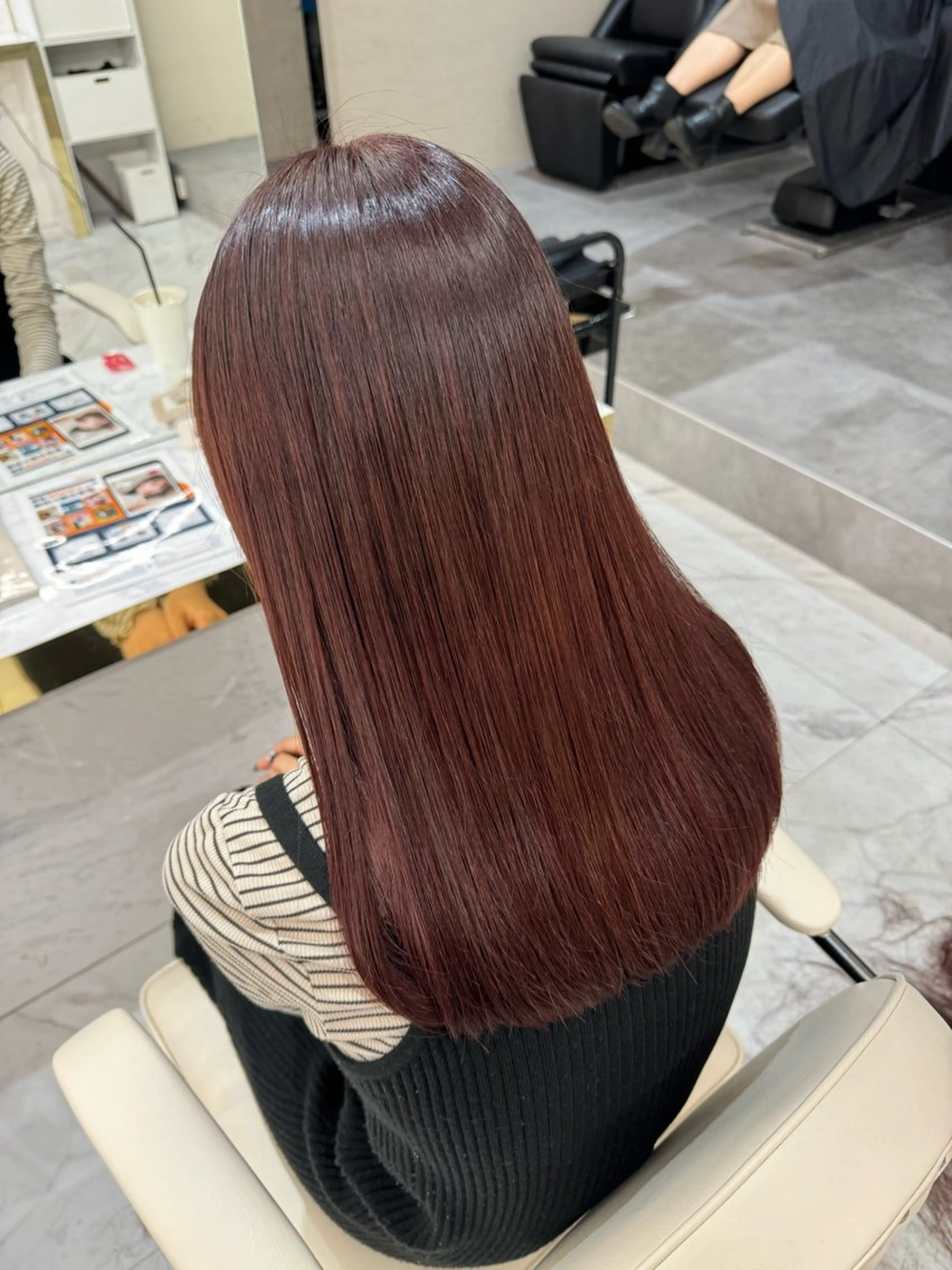 セミロング カット ヘアカラー トリートメント ｅｒｉ 🧴🫧のヘアスタイル