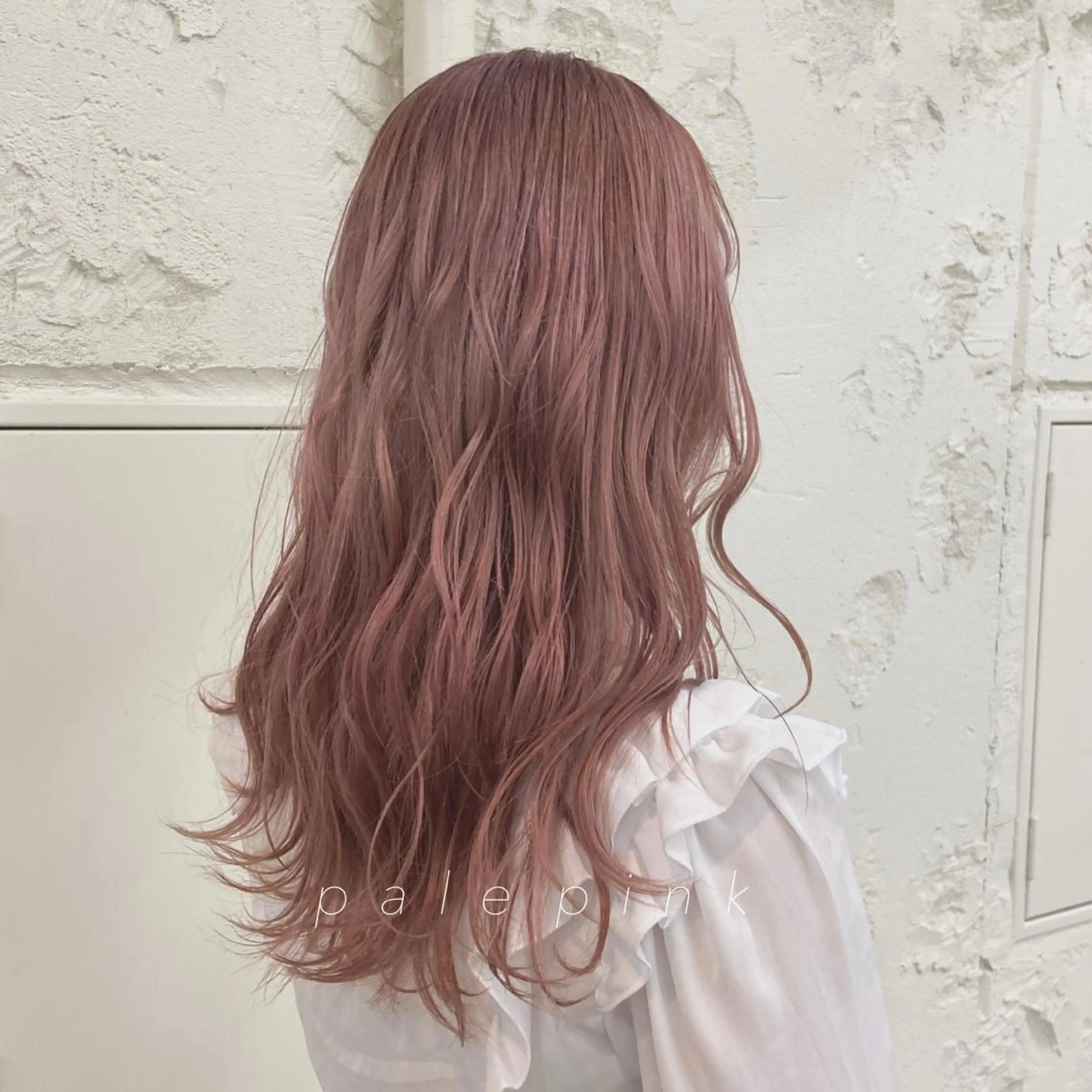 ロング カラー ピンクカラー カット ヘアカラー トリートメント SALOWIN町田所属・ハイトーン🦢 Natsumiのヘアスタイル