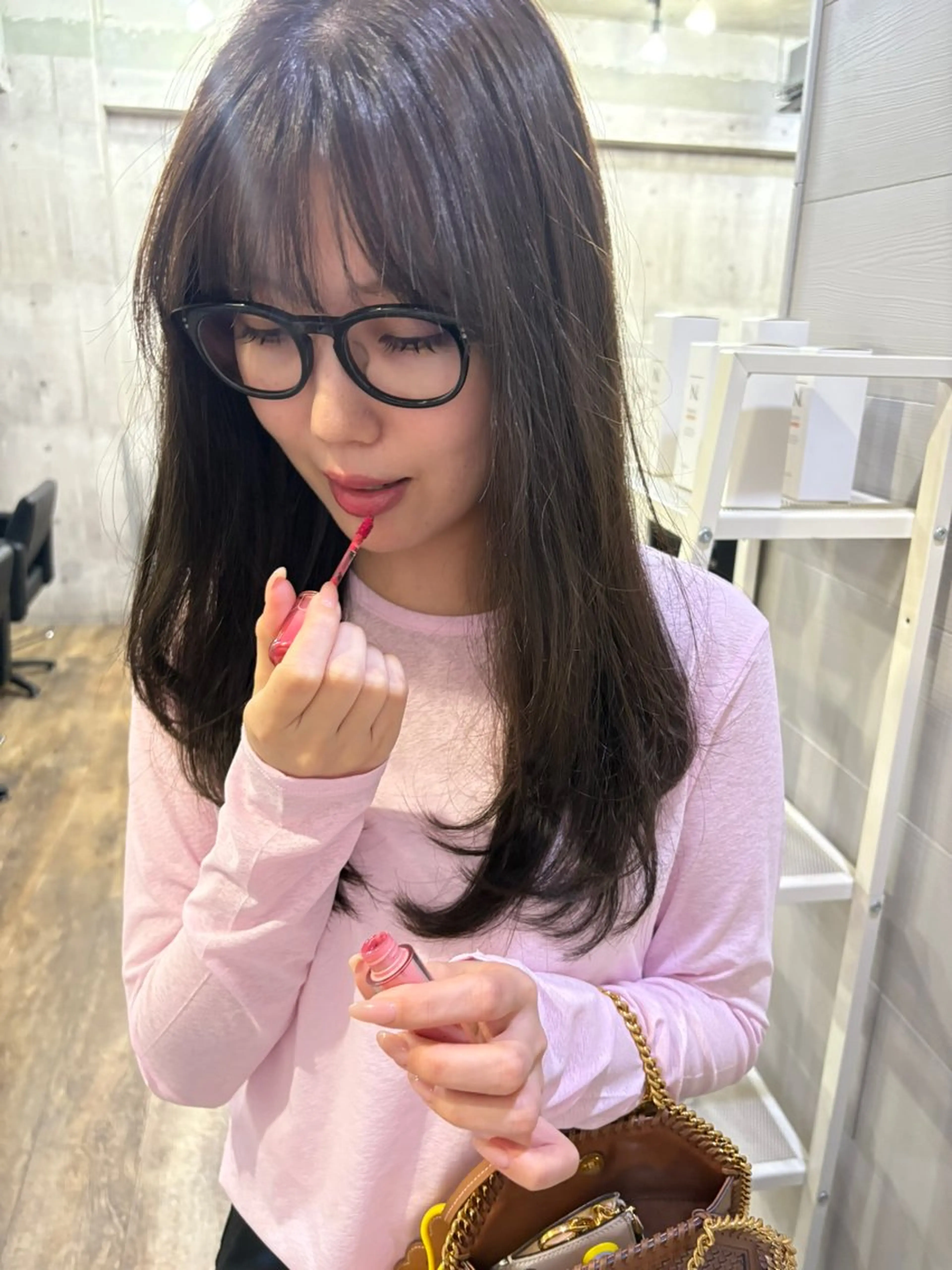 ロング ヘアカラー トリートメント sunny side 大名　りょう👸🏼のヘアスタイル