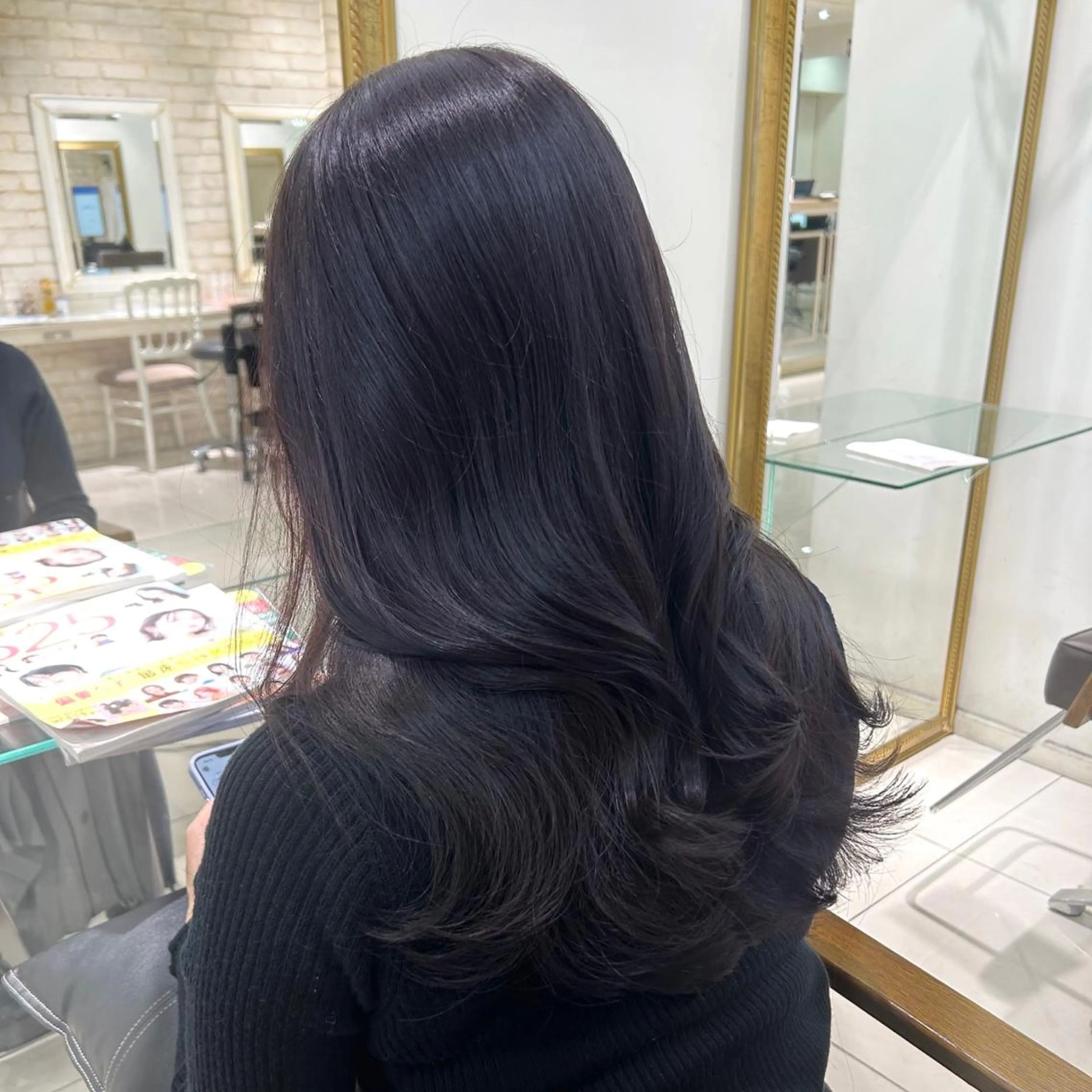 ロング カラー 透明感カラー 古山 結季🌙🖤のヘアスタイル