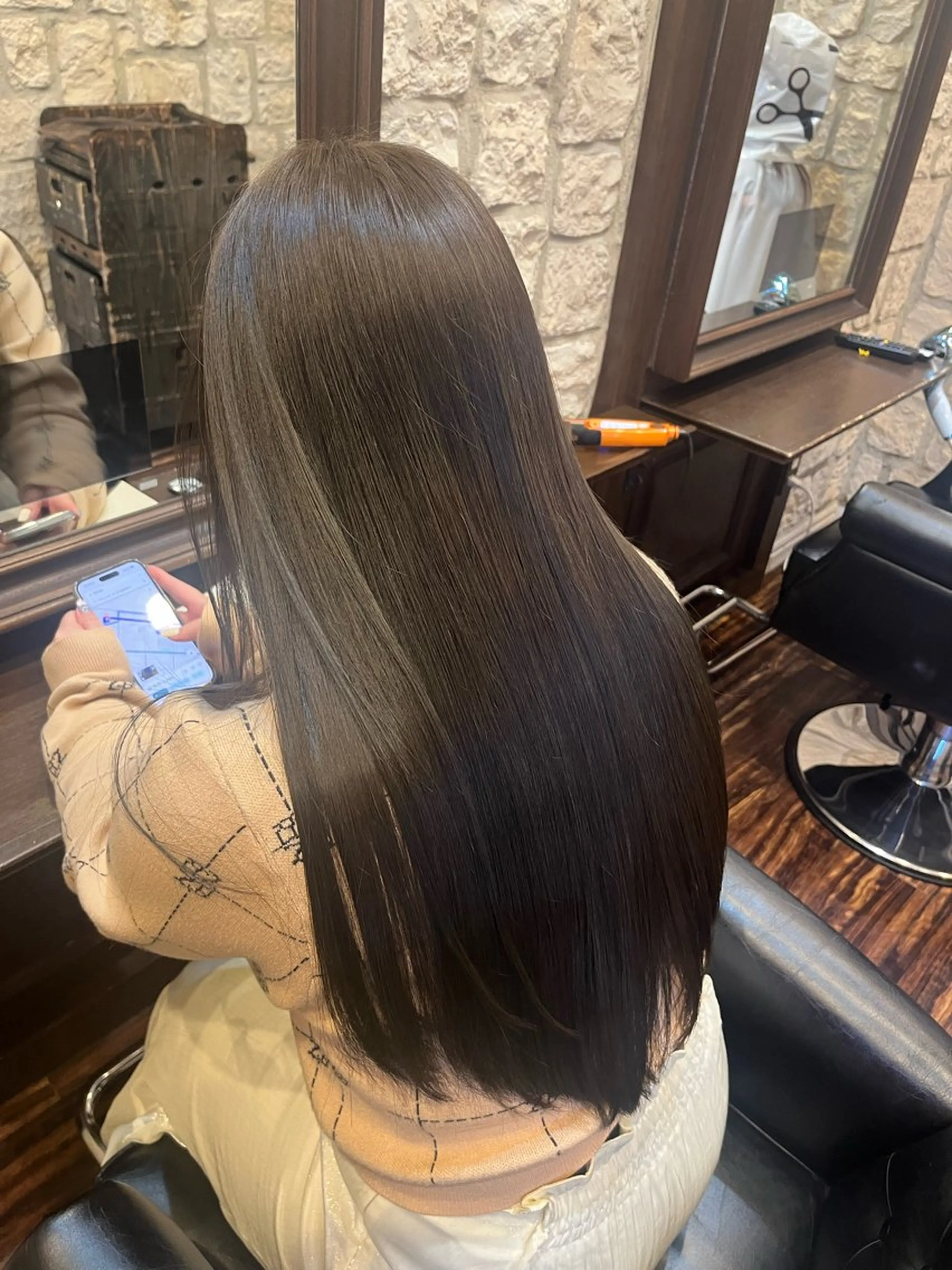 ロング 大城 統也のヘアスタイル