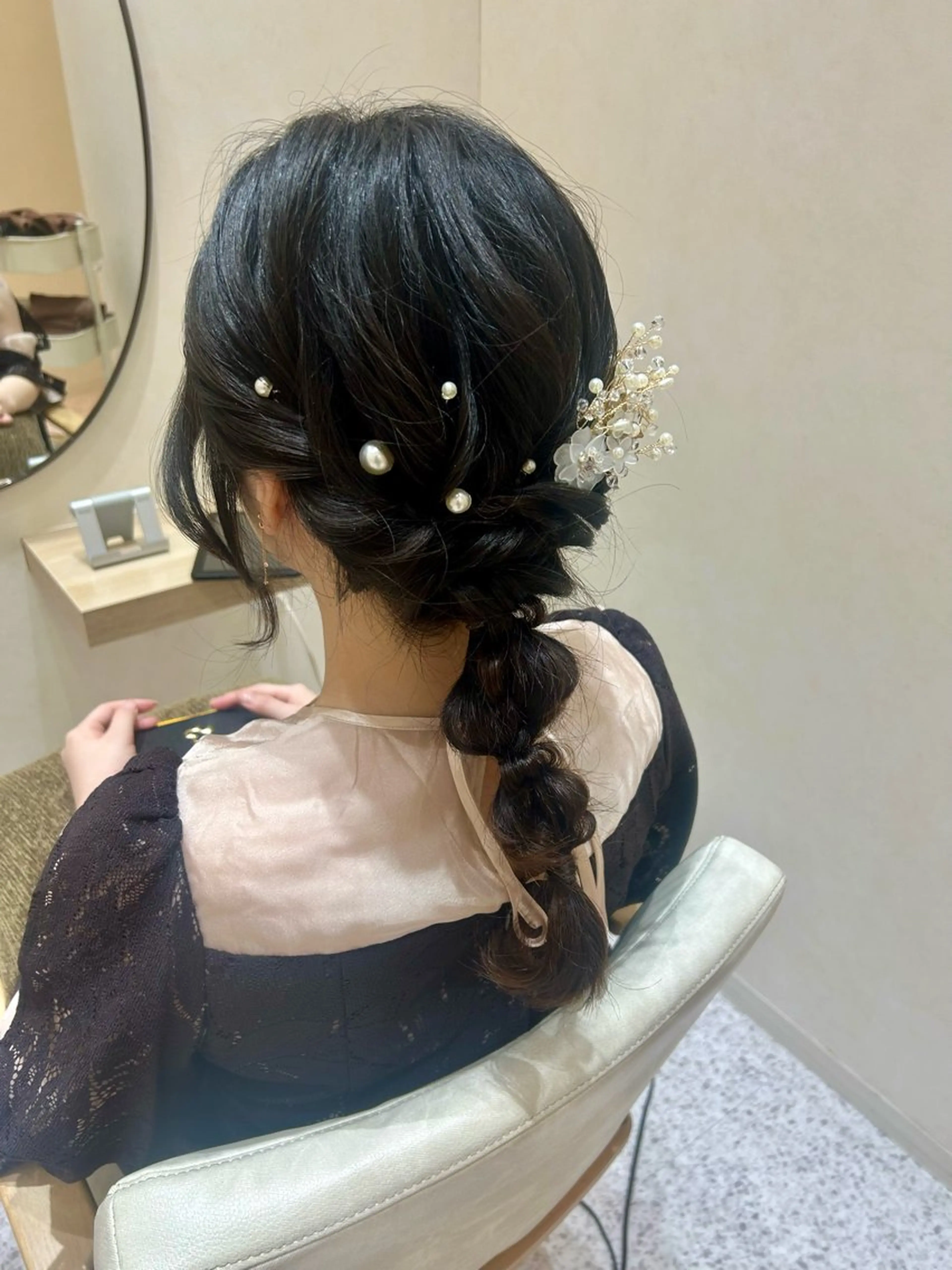 ヘアアレンジ Yamamoto 半個室美容室zinaのヘアスタイル