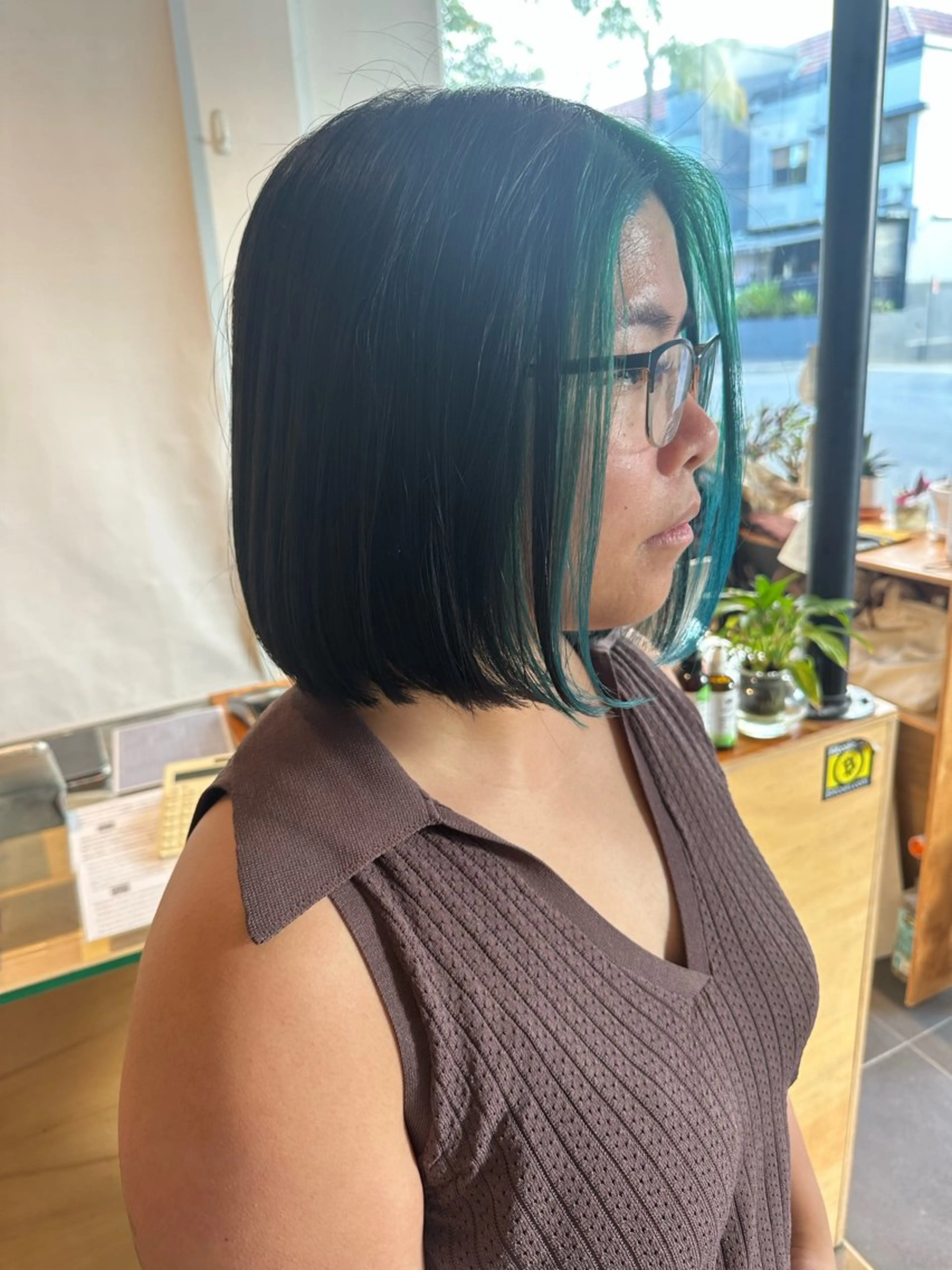 ショート カラー レイヤー/ナチュラル 💐nao.のヘアスタイル