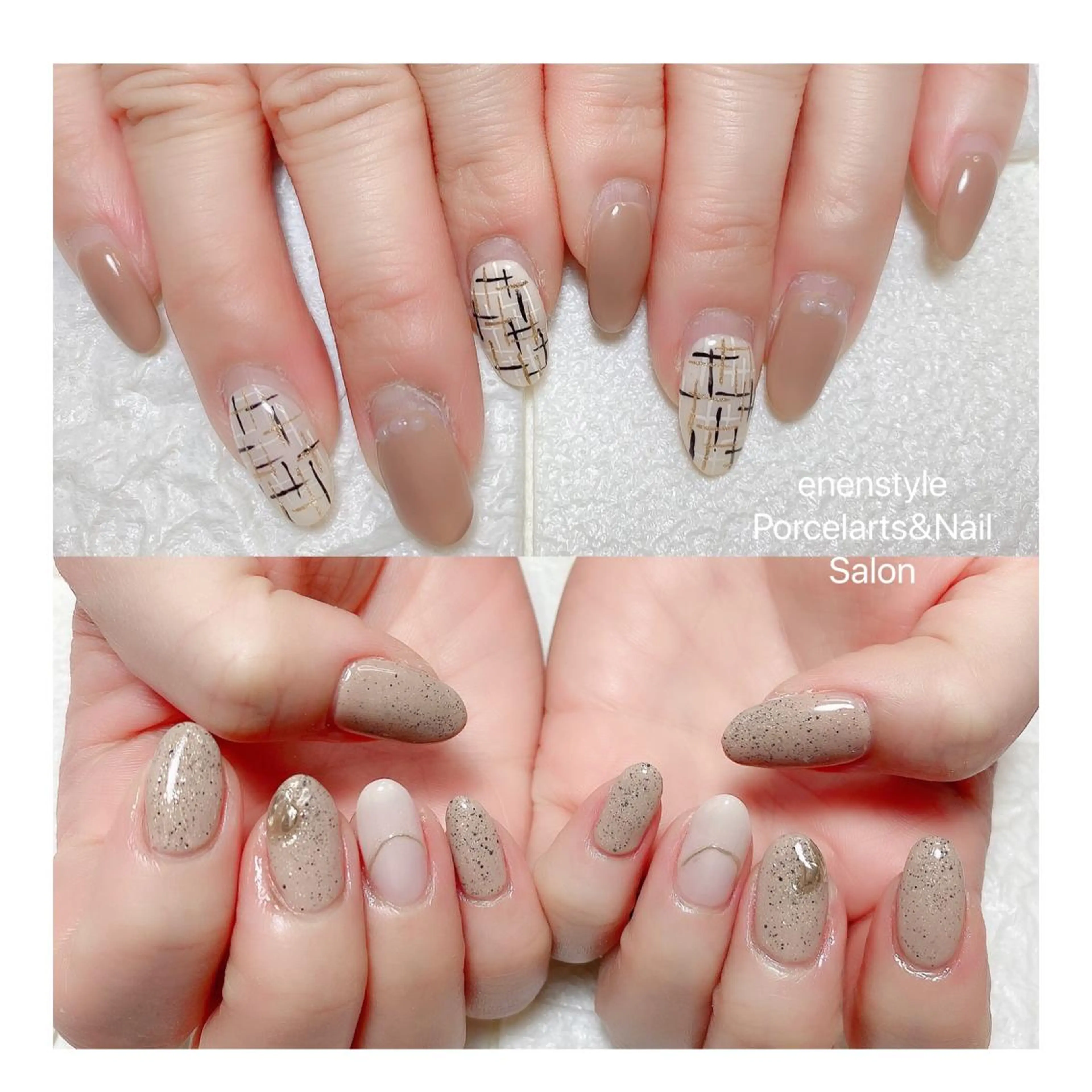 ミディアム ネイル ハンドネイル 👑enen style👑のネイルデザイン