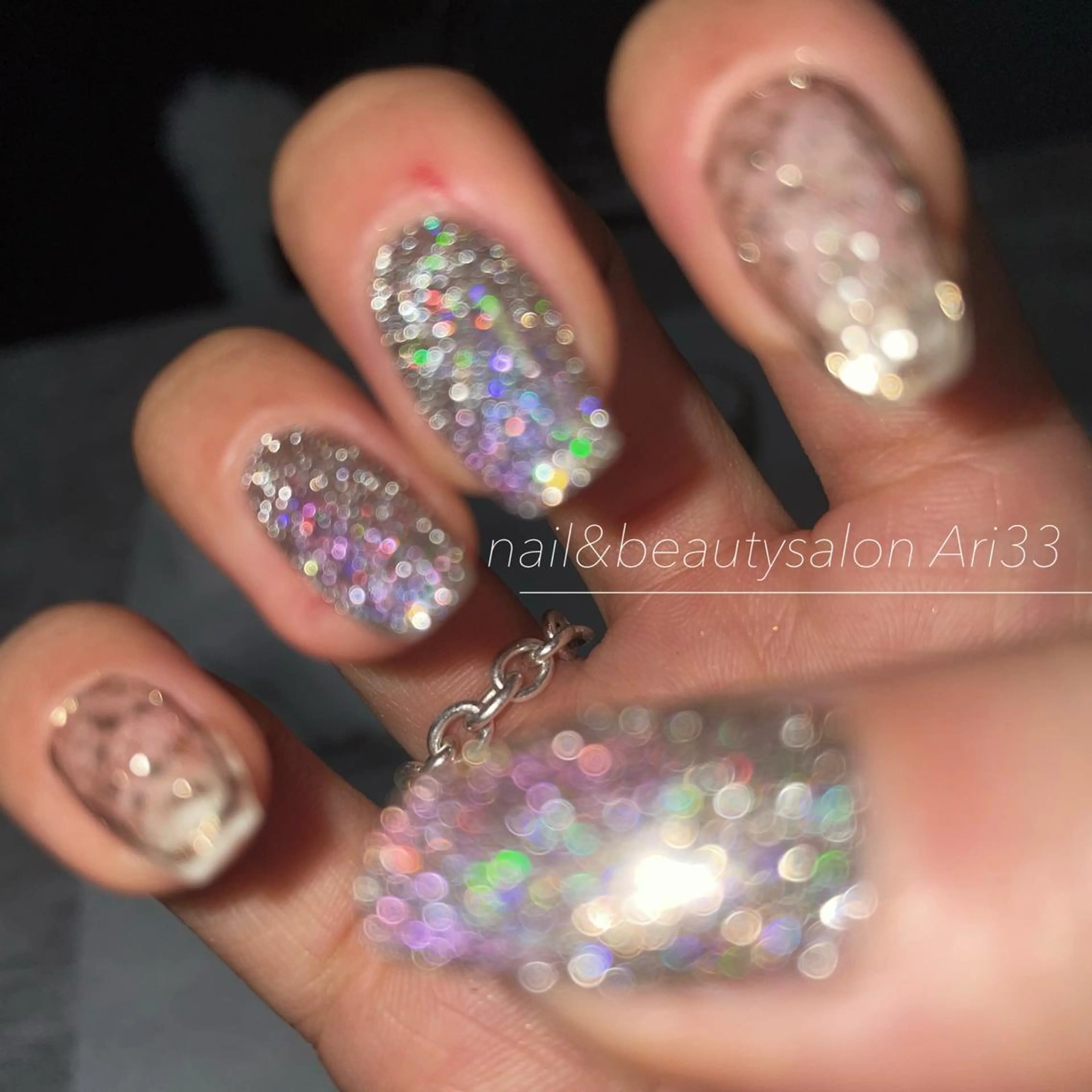 ネイル フラッシュネイル ハンドネイル プライベートサロン Ari33nailのネイルデザイン