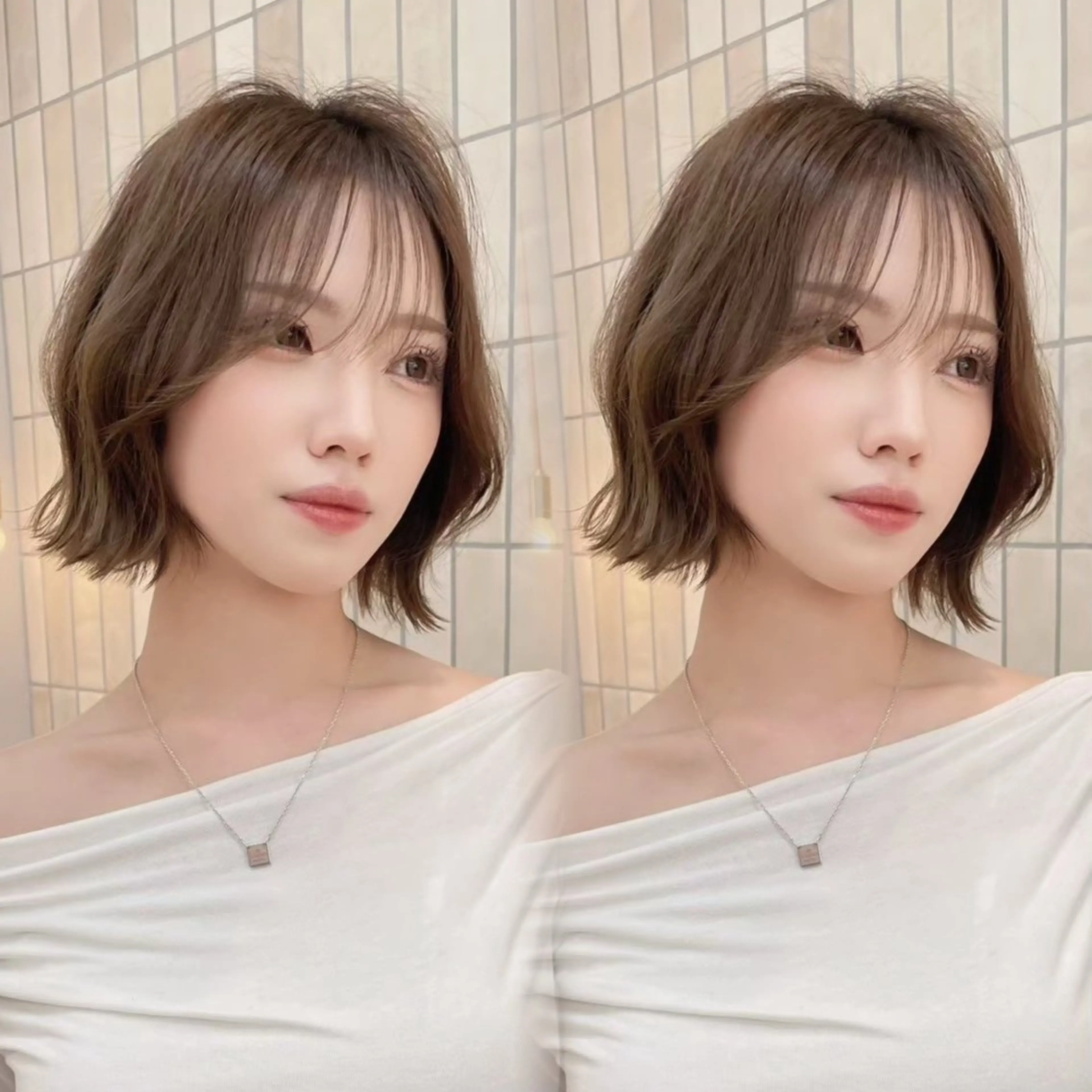 ショート ヘアカラー トリートメント 🦋高屋敷陸🦋 レイヤー/グレージュのヘアスタイル