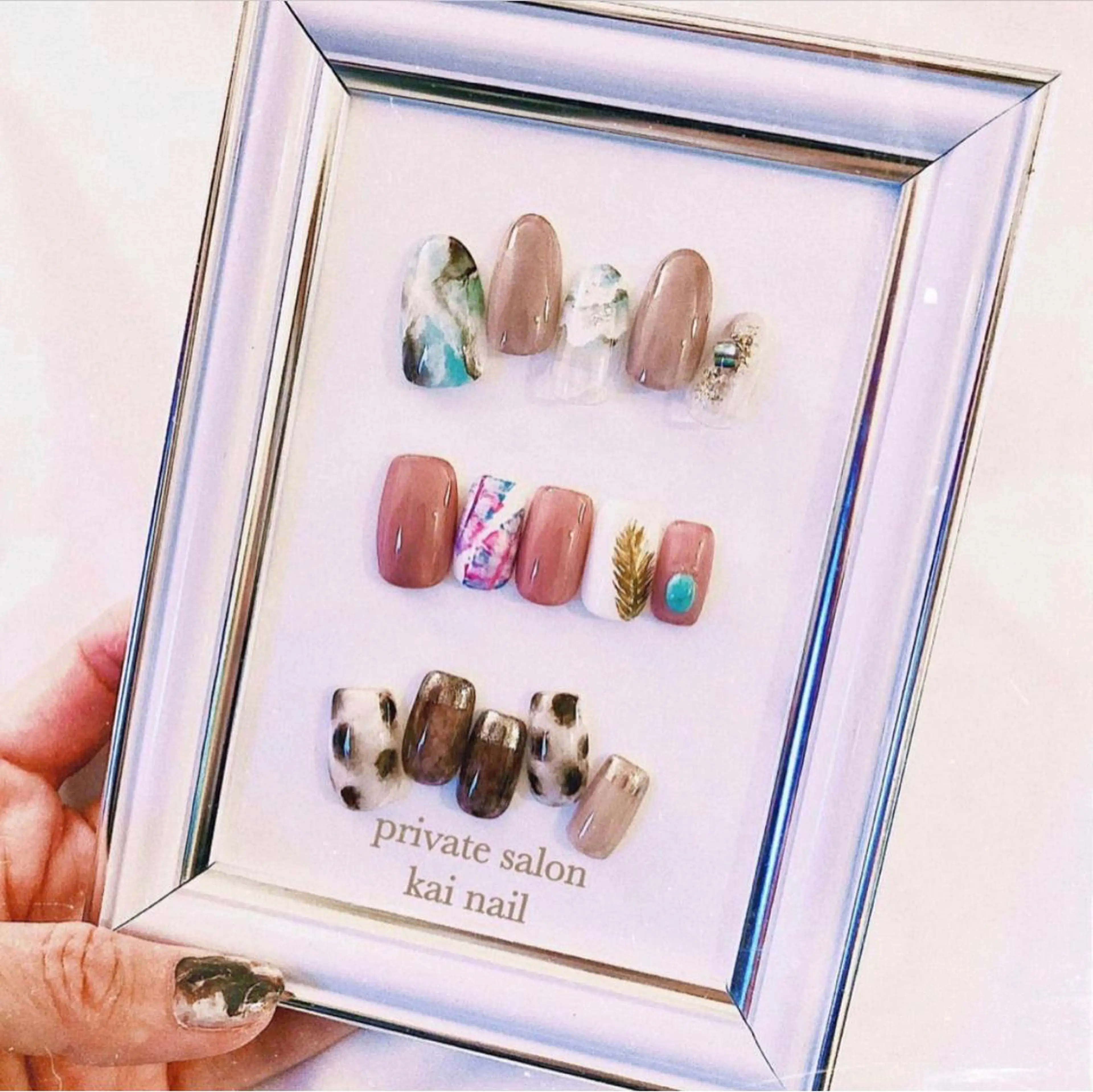 ネイル アートネイル ニュアンスネイル Kai  nail Mayukoのネイルデザイン